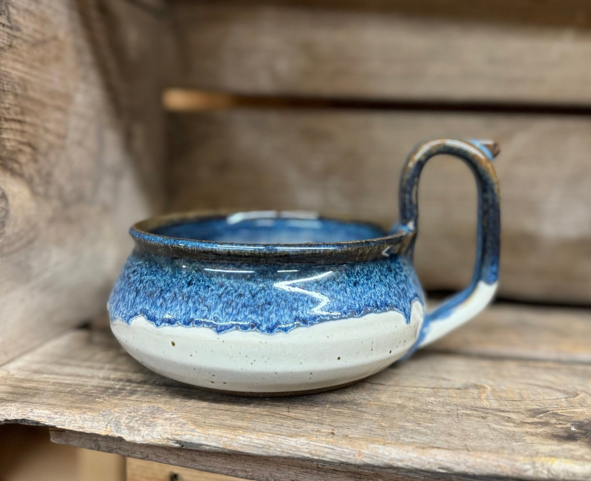 Soup Mug {Blue Jay}