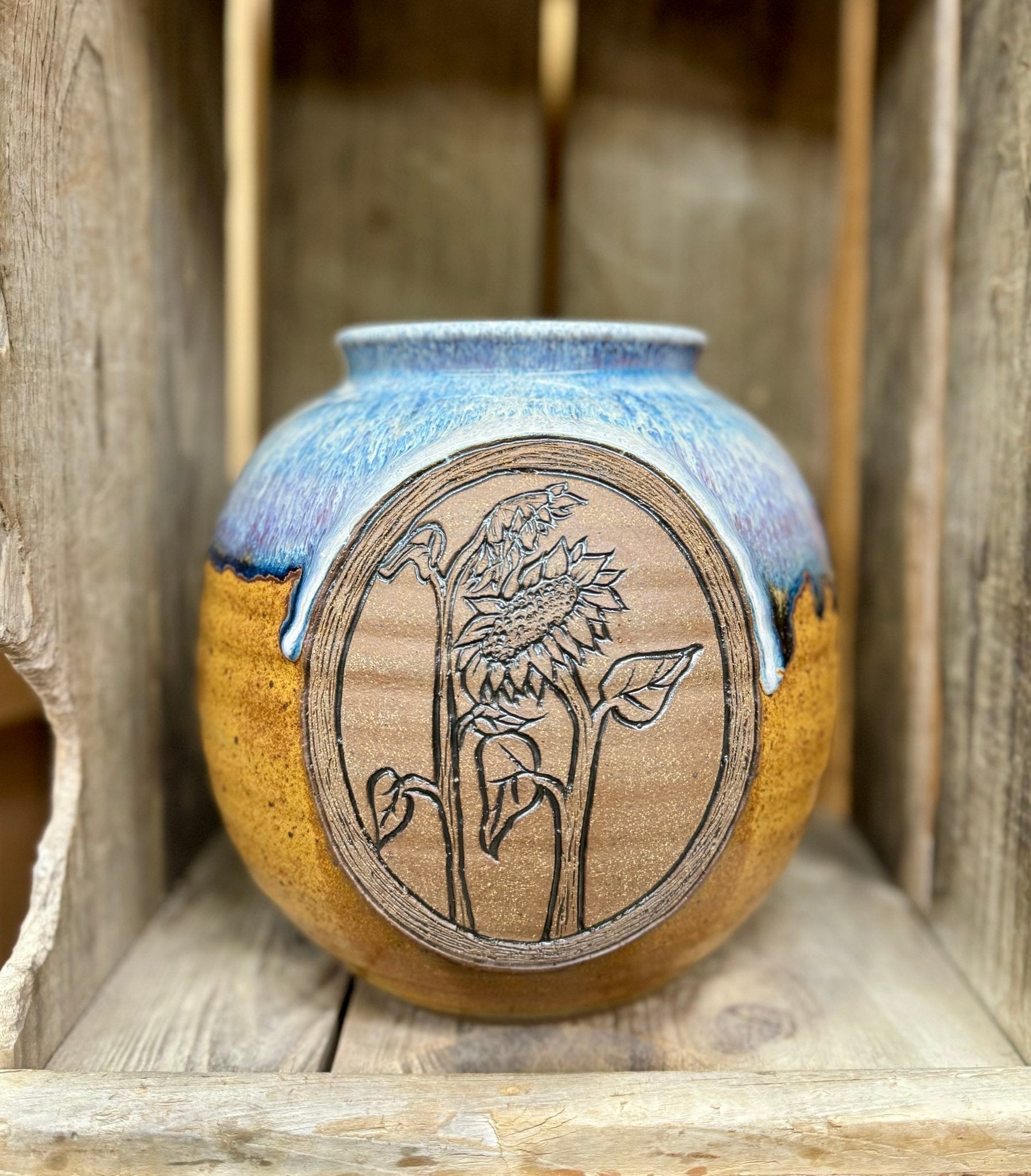 Sunflower Vase {Pan for Gold}