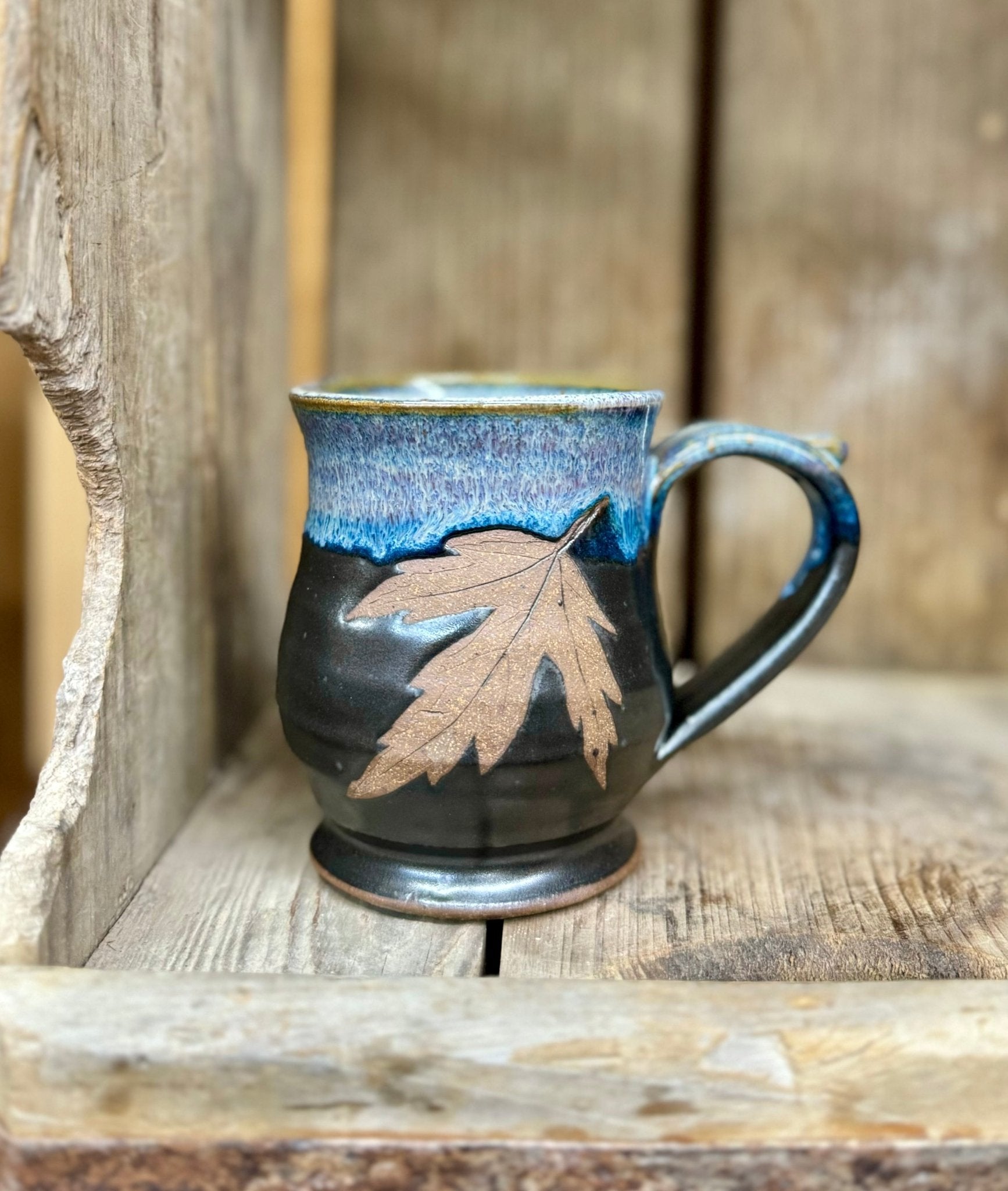 Fancy Leaf Mug {Twilight}