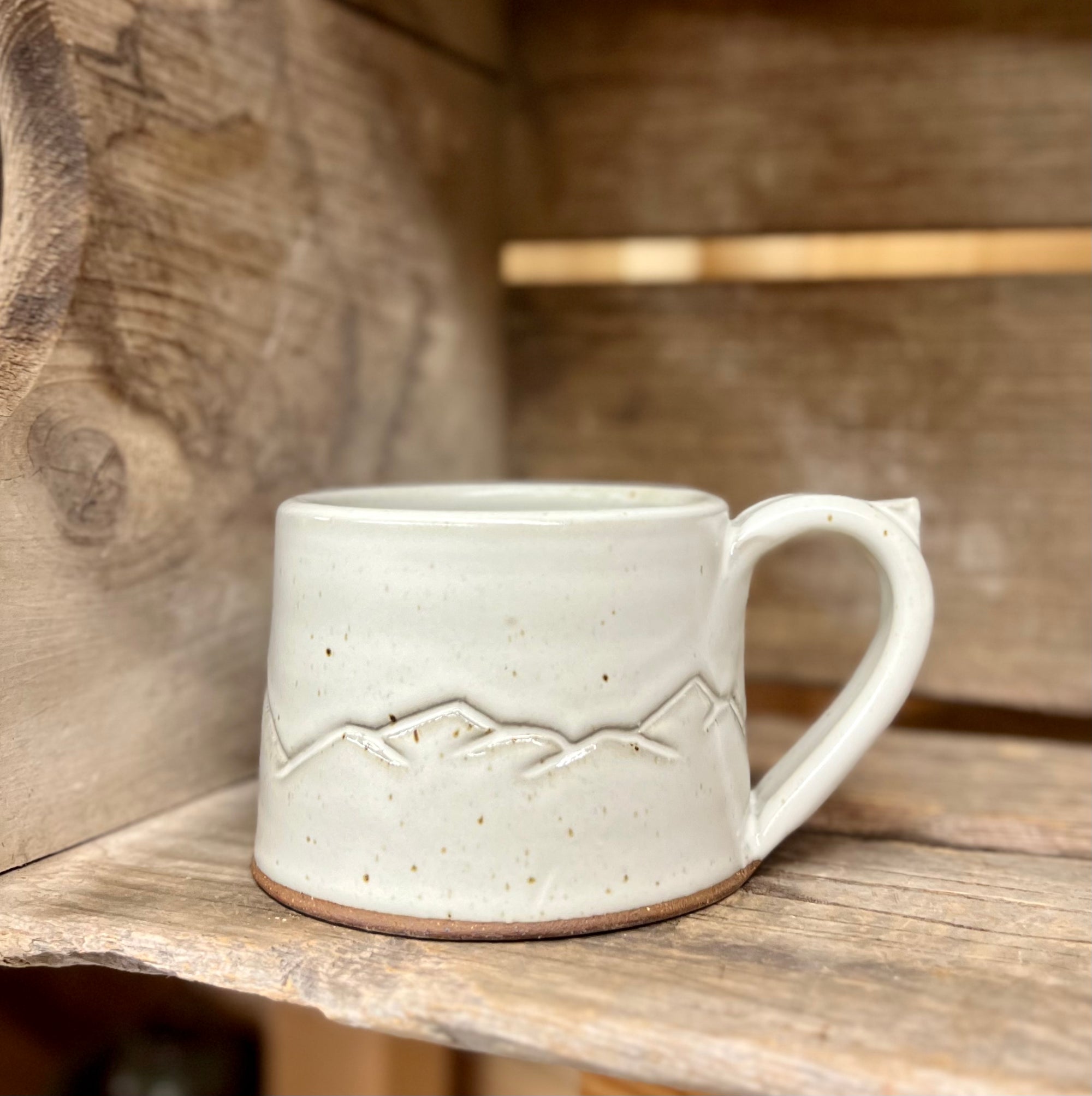 Mountain Range Mug {Classic White}