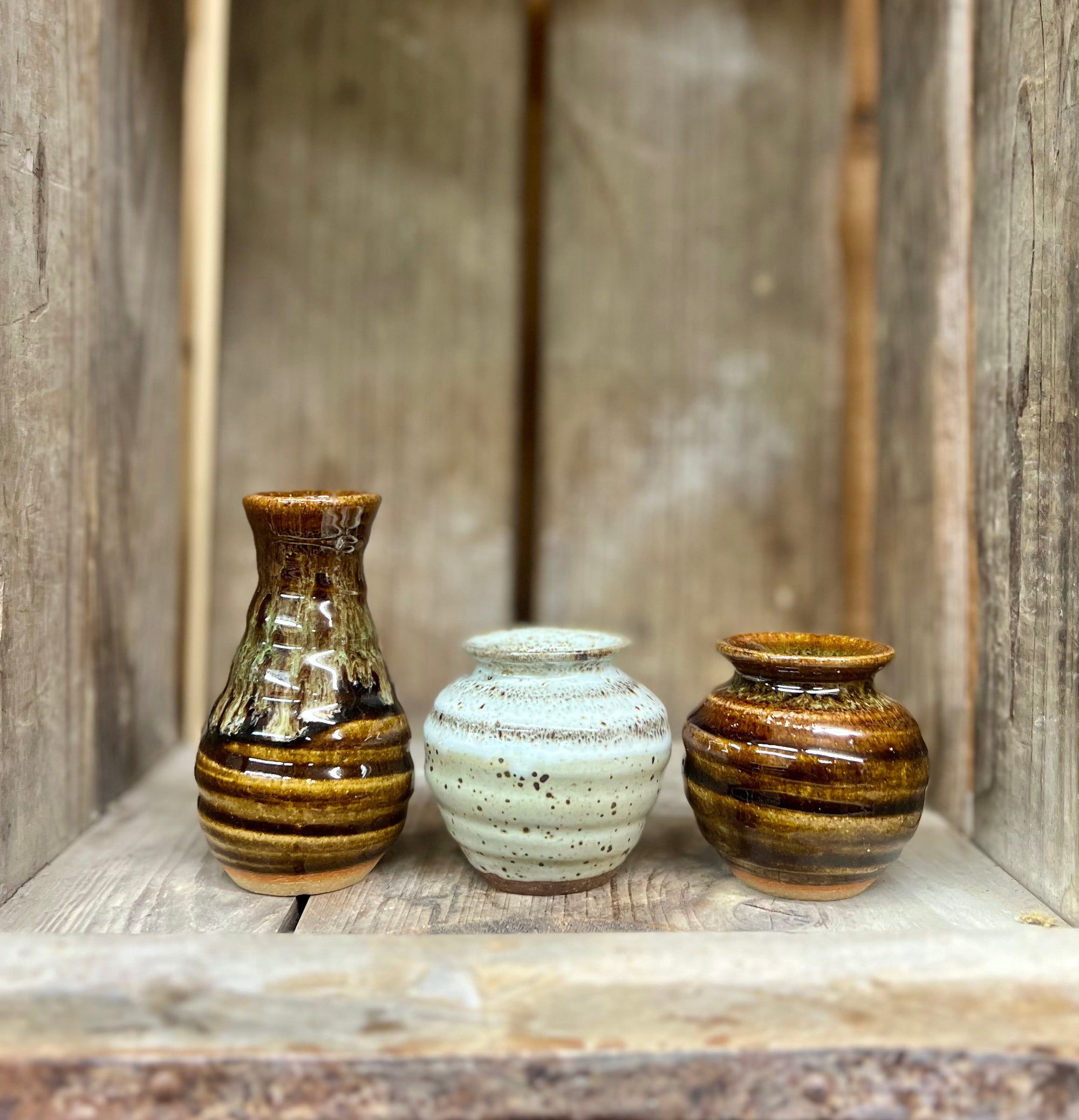 Mini Vase Set {Caramel}
