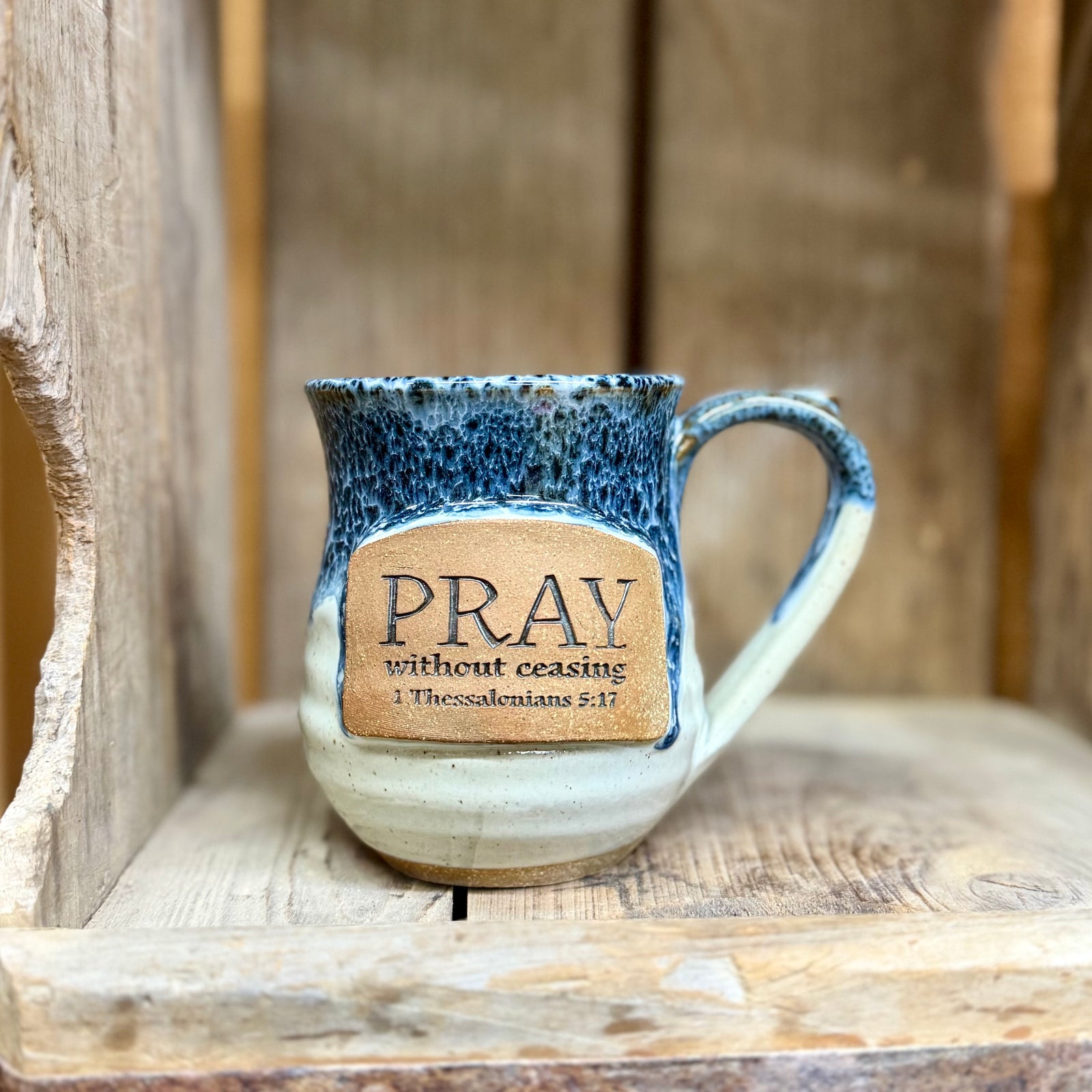 Pray Mug {Blueberry}