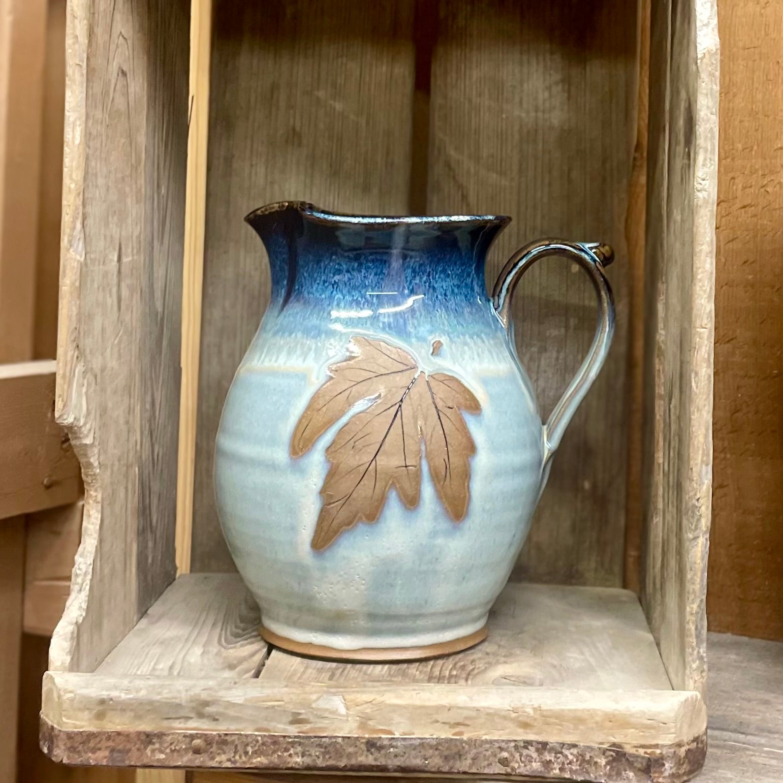 Robert Signature Leaf Pitcher {Cascades}
