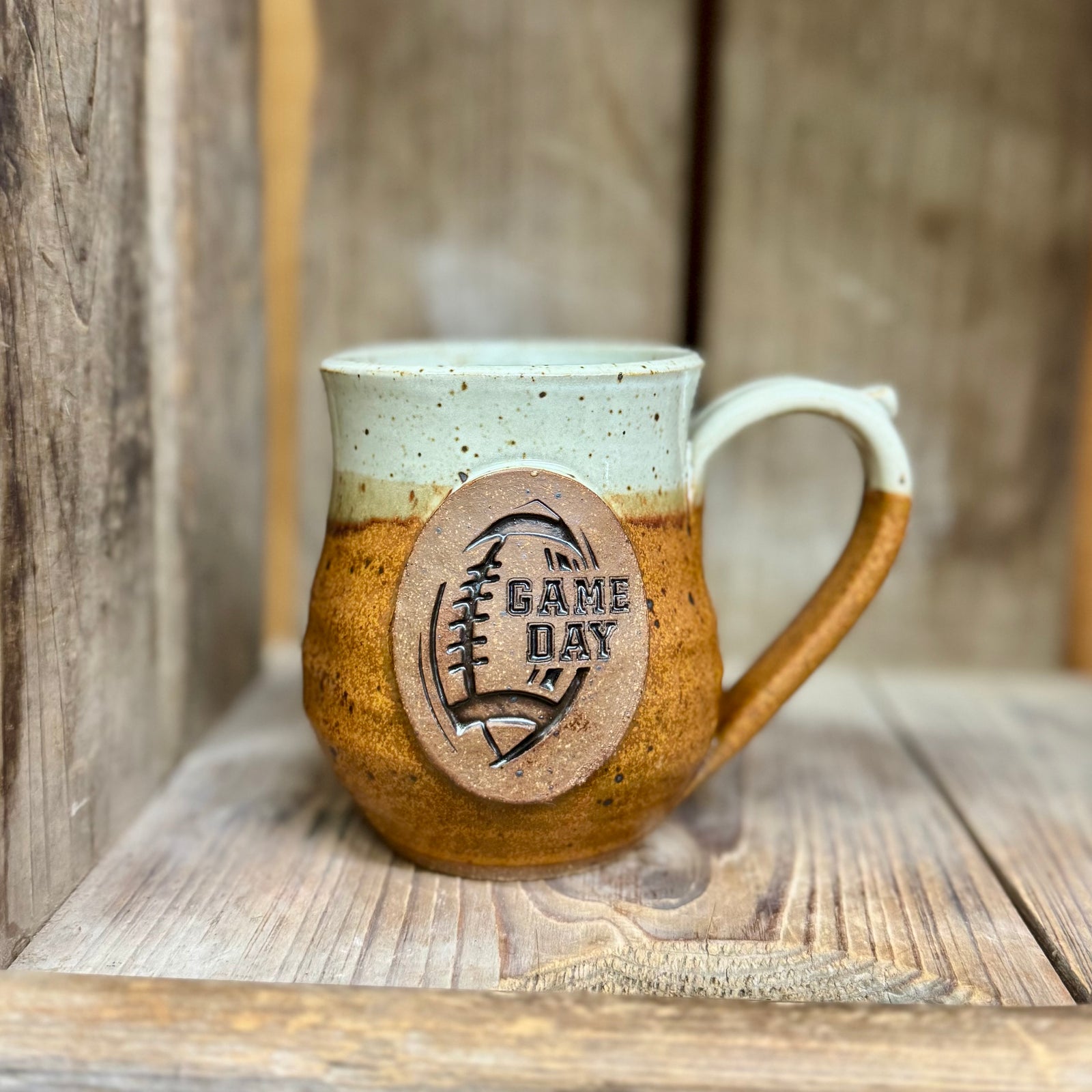 Game Day Mug {Orange and White}