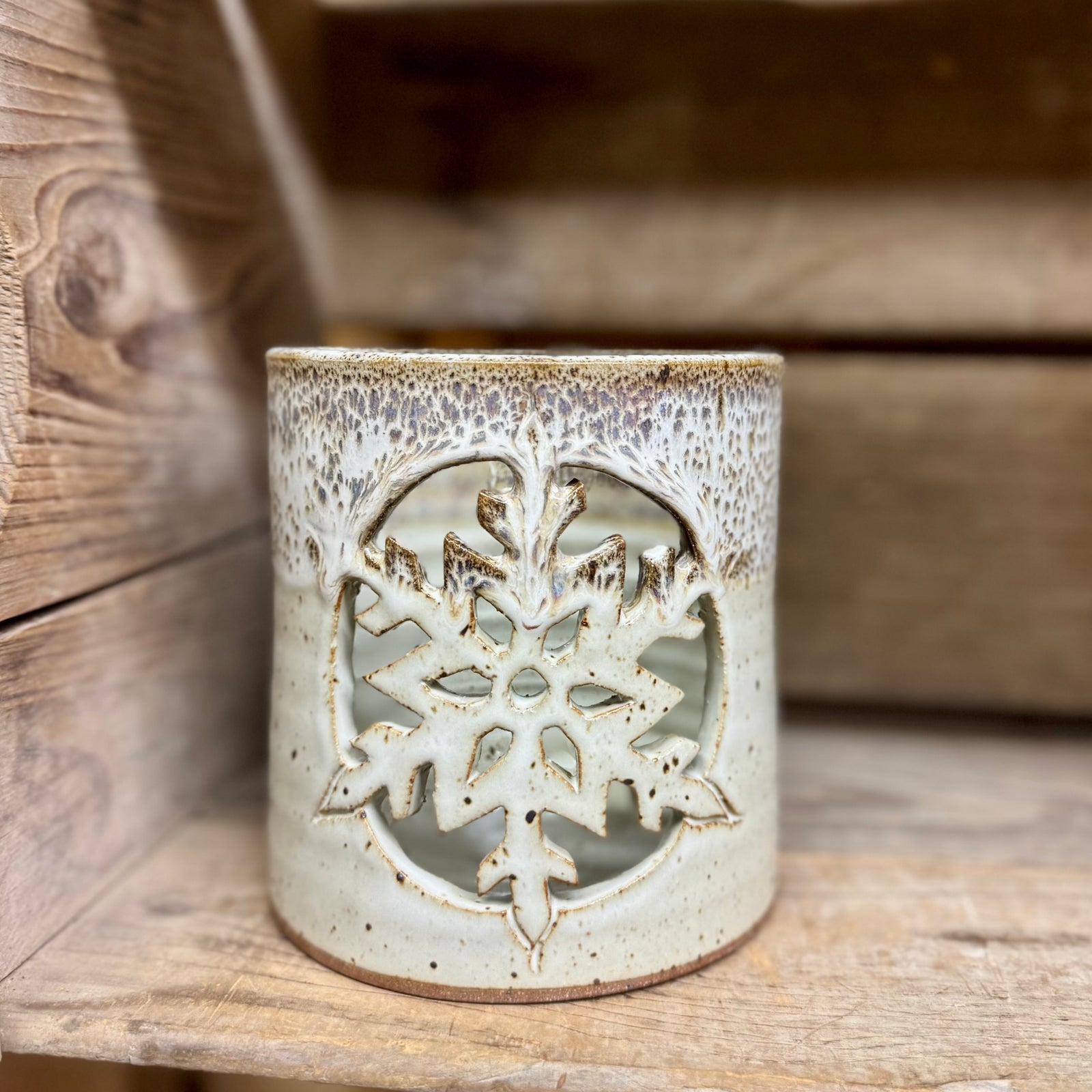 Snowflake Luminary {Vanilla Bean}
