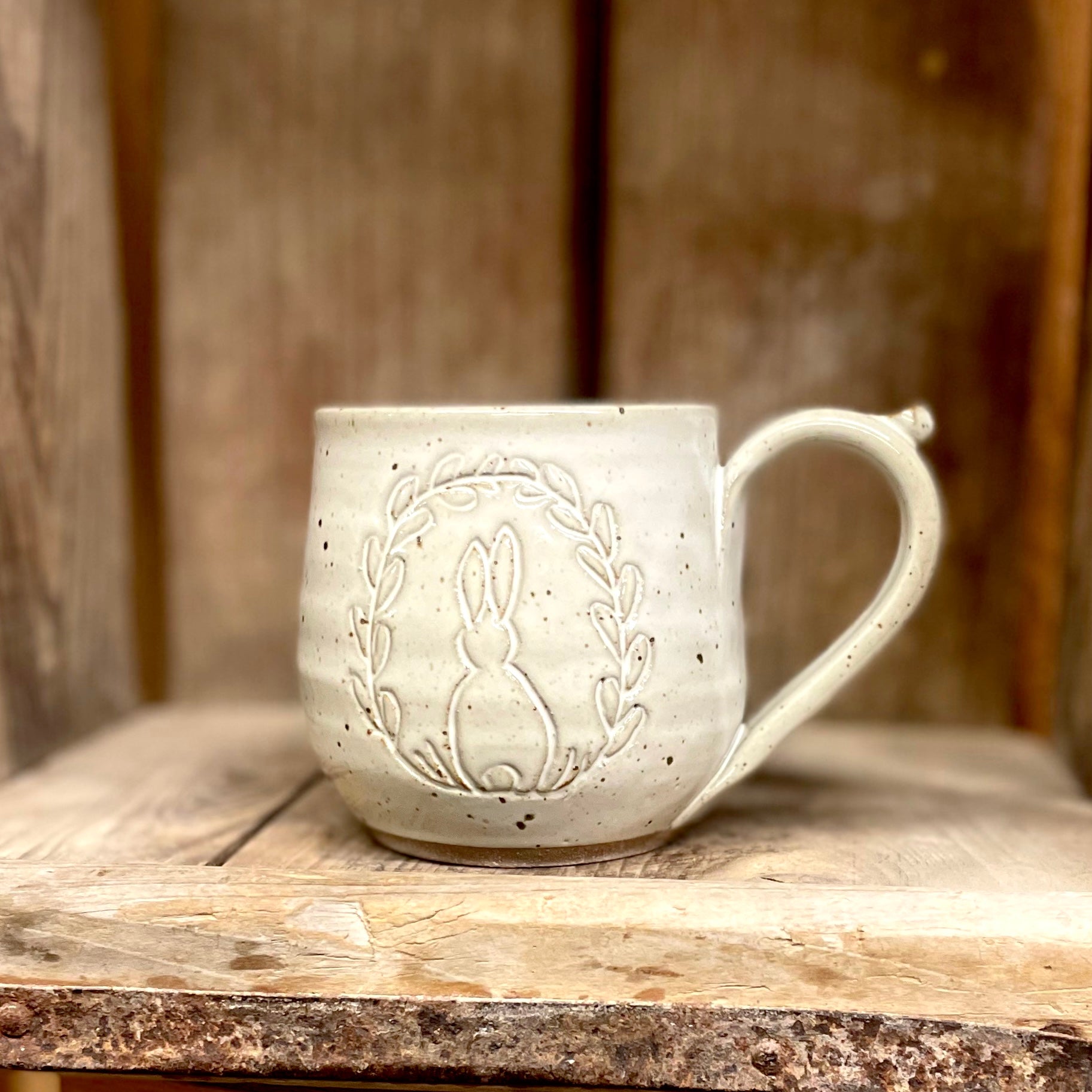 Bunny Mug {Classic White}