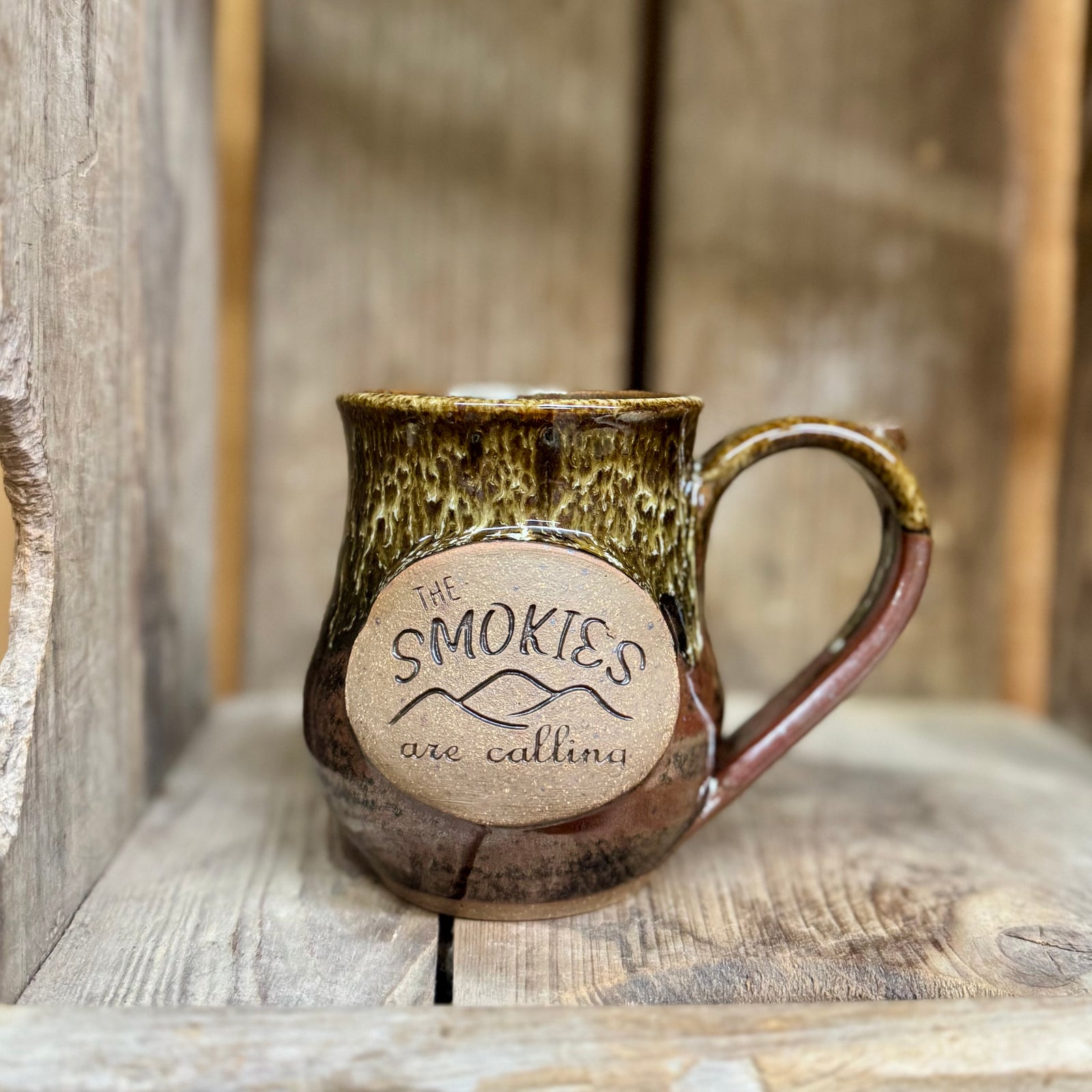 Smokies are Calling Mug {Laurel Falls}
