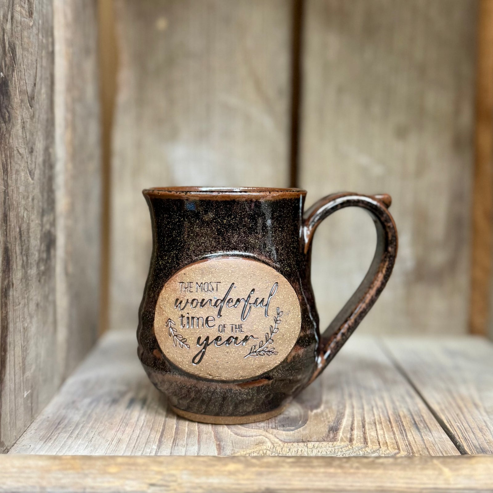 Most Wonderful Time Mug {Walnut}