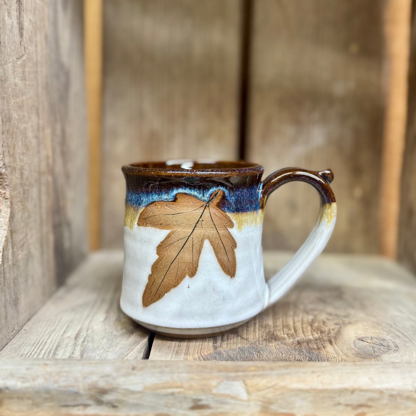 Brandon Leaf Mug {Sugar and Spice}