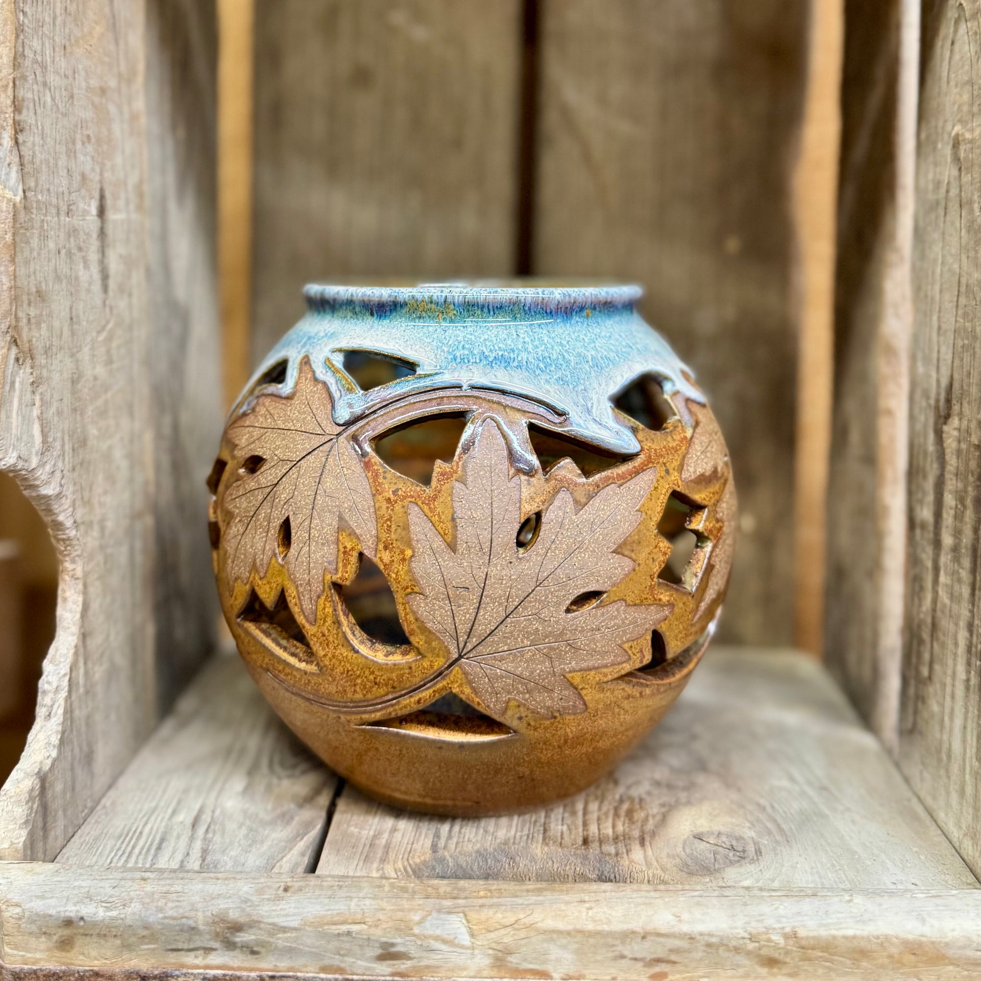 Leaf Luminary {Pan for Gold}