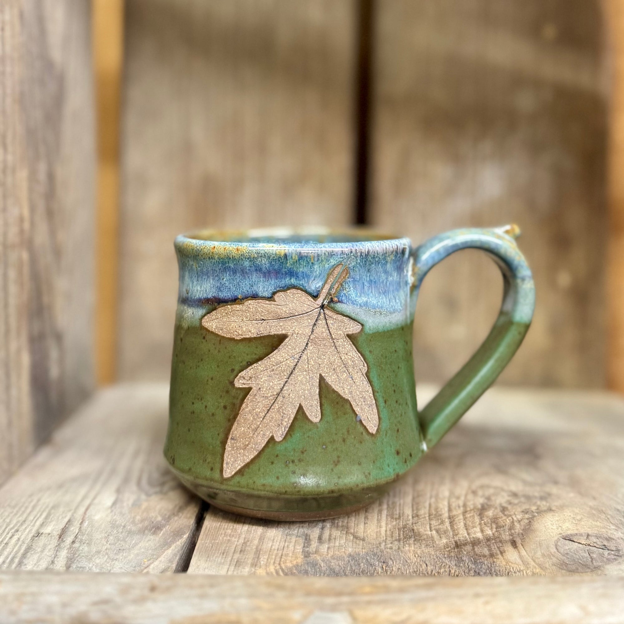 Brandon Leaf Mug {Field of Dreams}