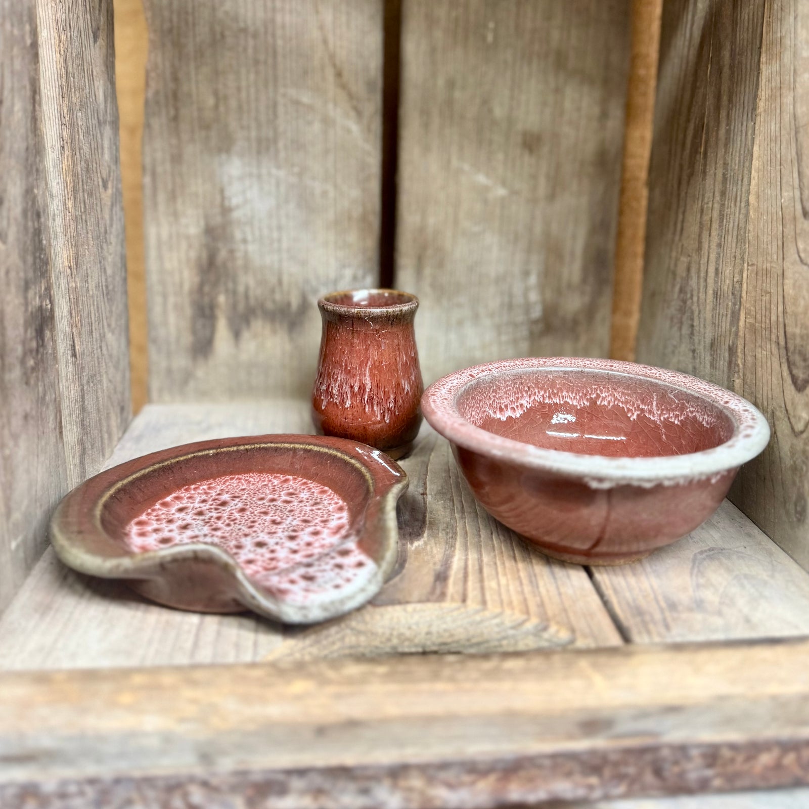 Basket Pots Set {Red Velvet Cake}