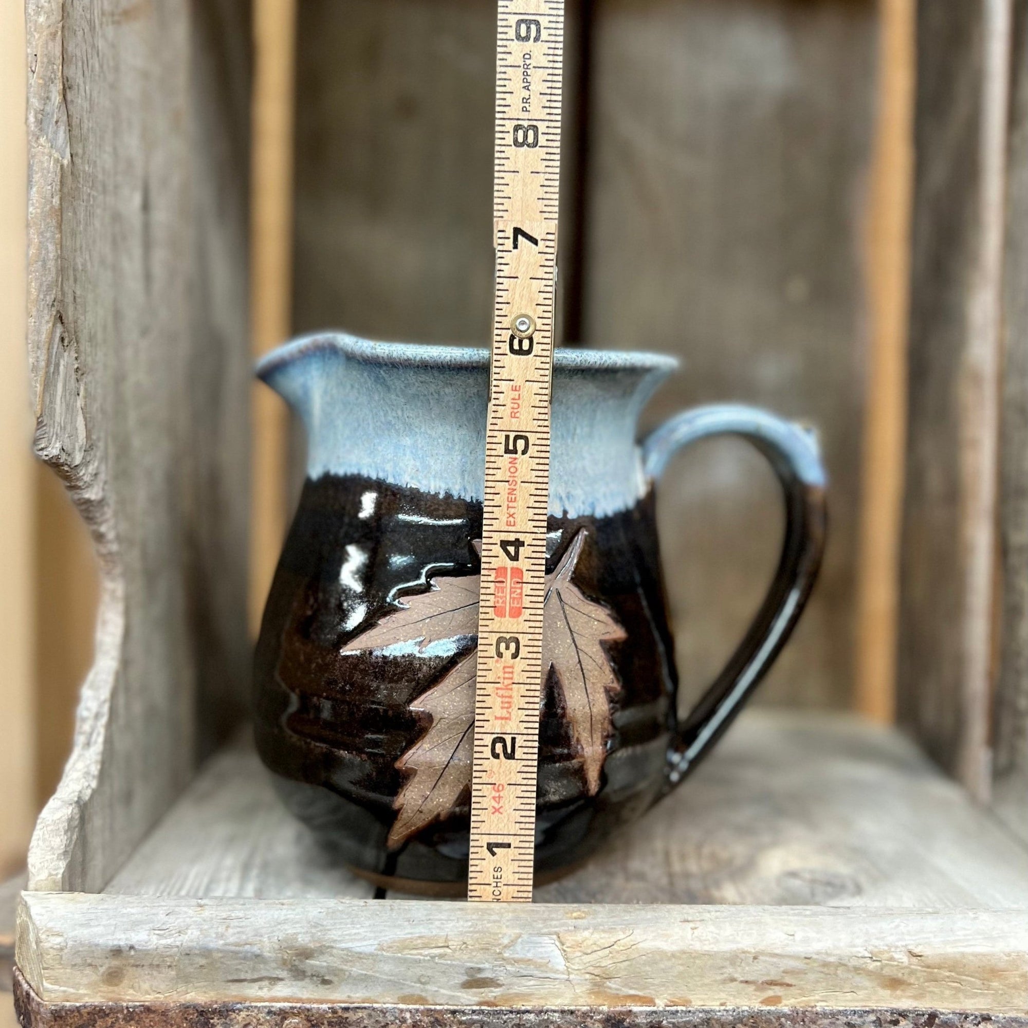 Leaf Pitcher {Denim}