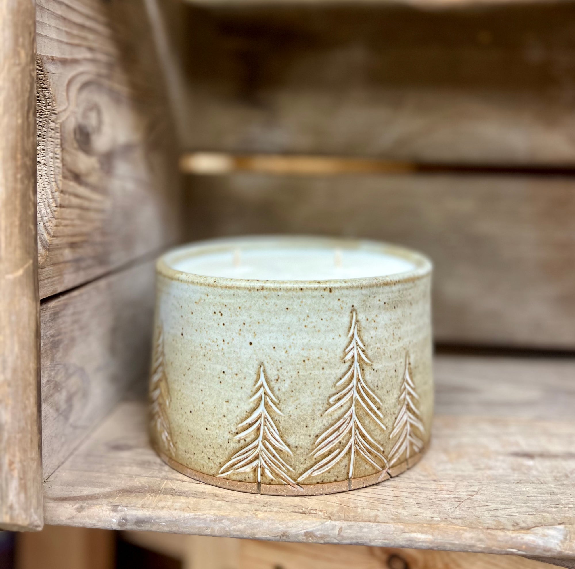 Two Wick Evergreen Candle