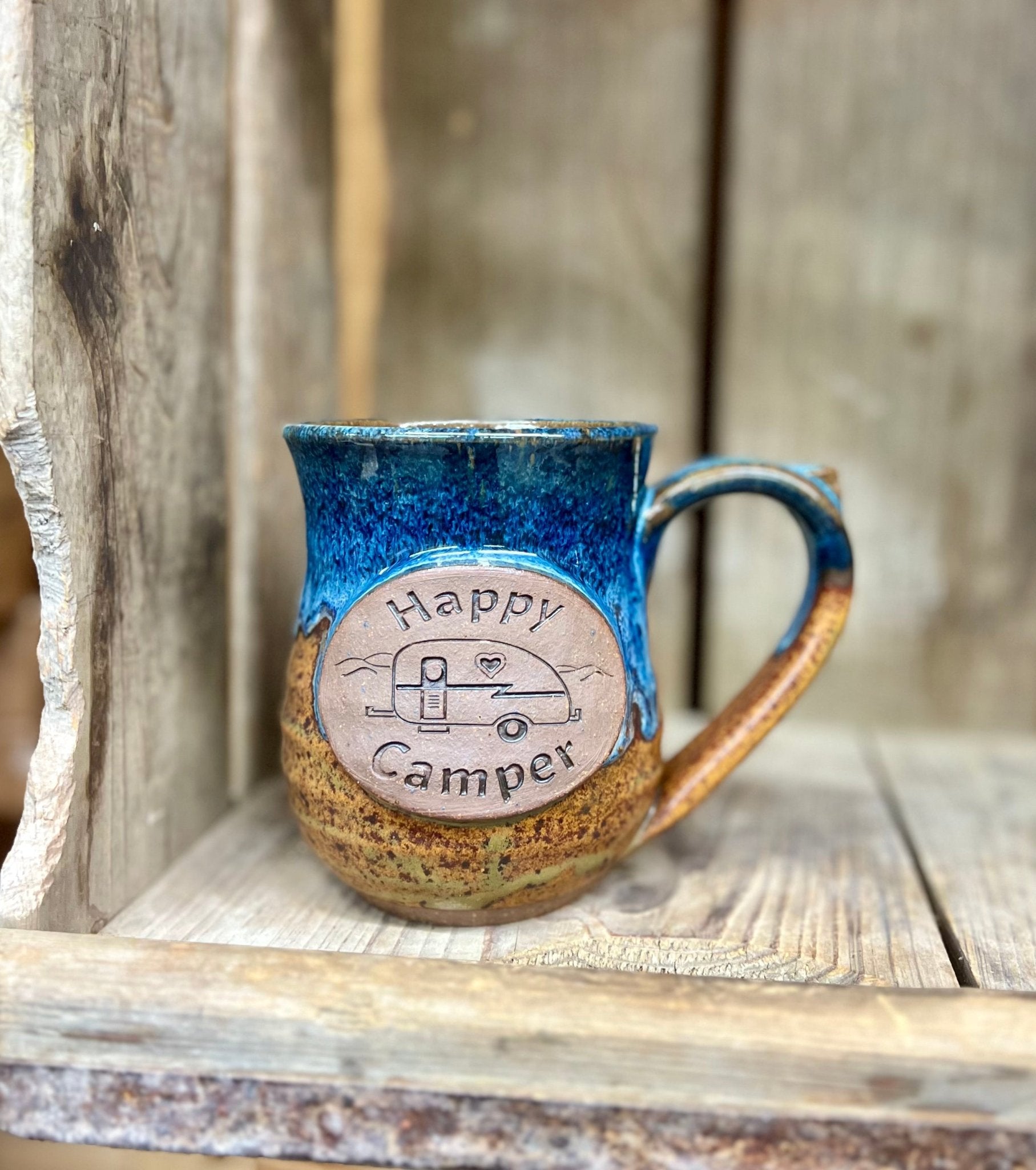Happy Camper Mug {Electric Storm}