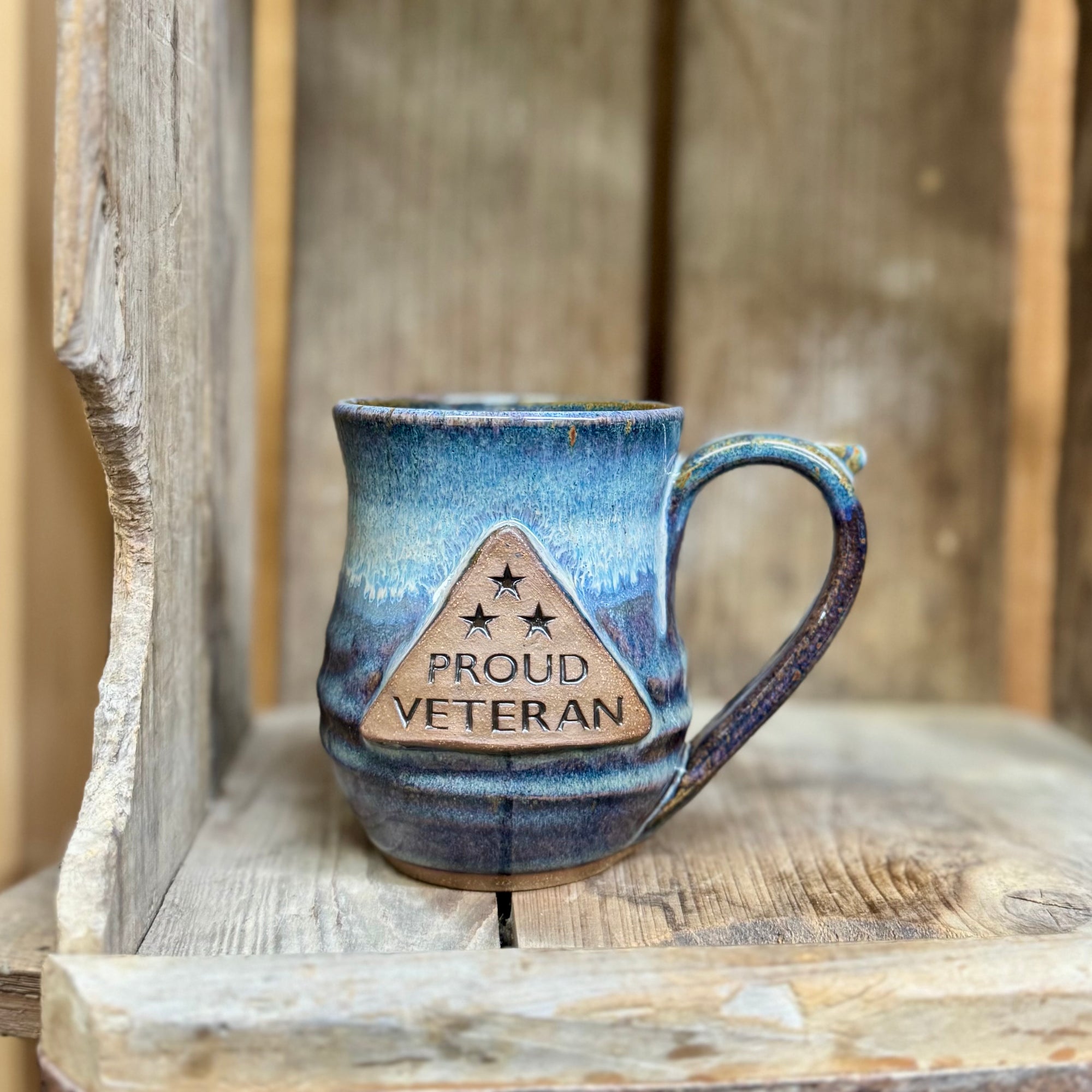 Proud Veteran Mug {Smoky Blue}