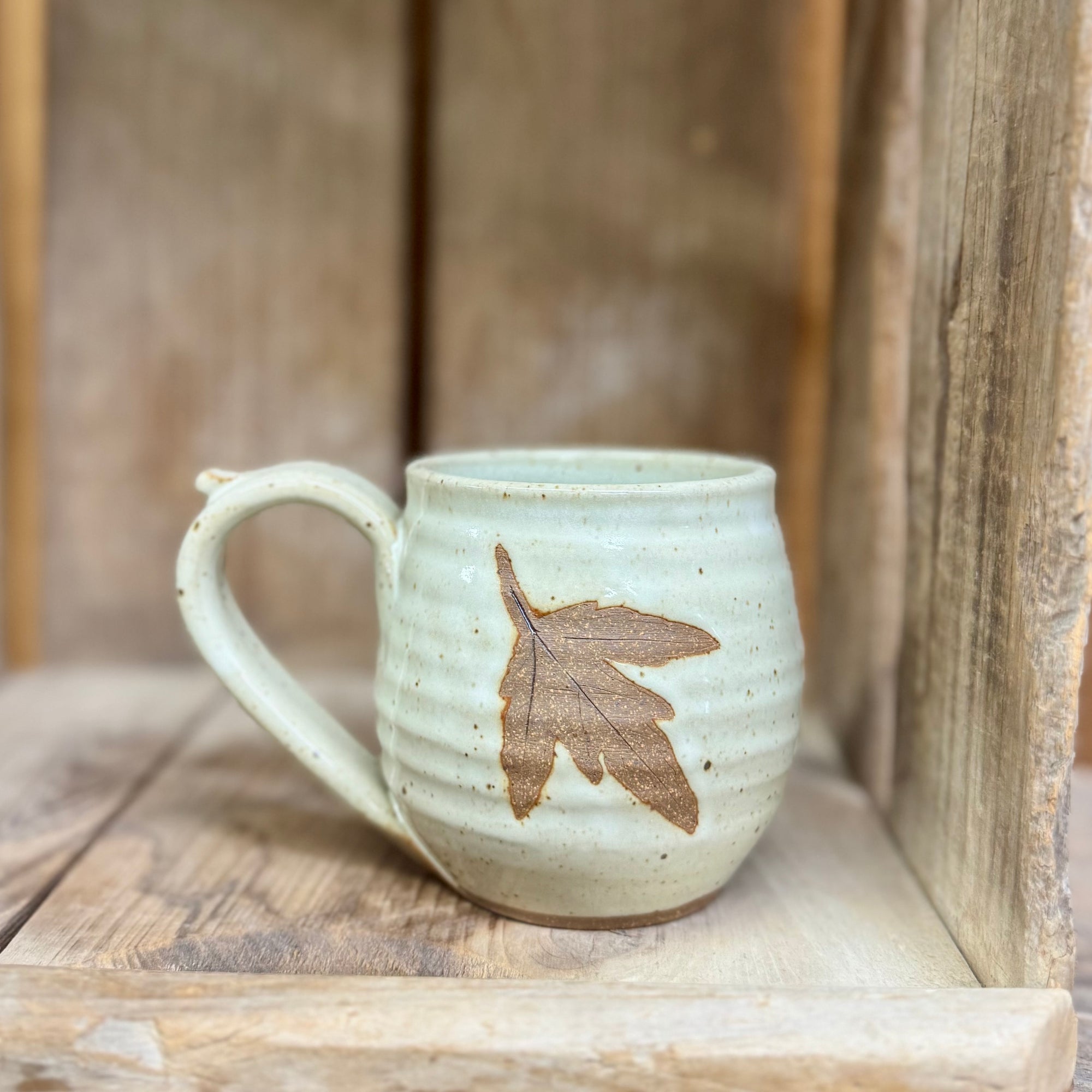 Leaf Mug {Classic White}