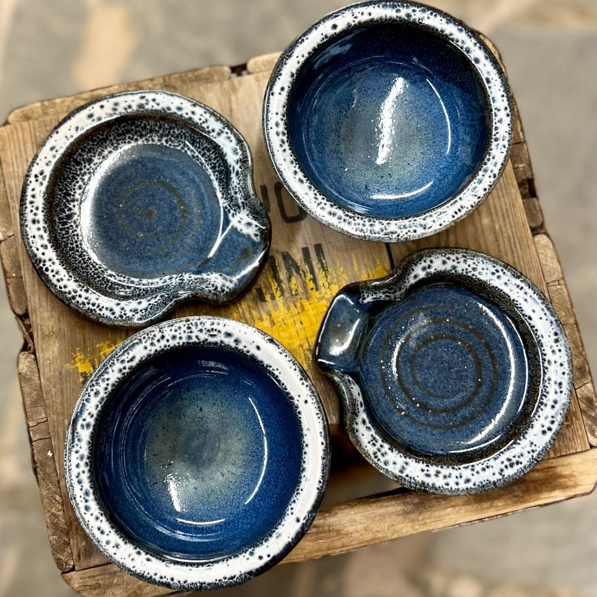 Spoon Rests and Salsa Bowls {Galaxy Blue}