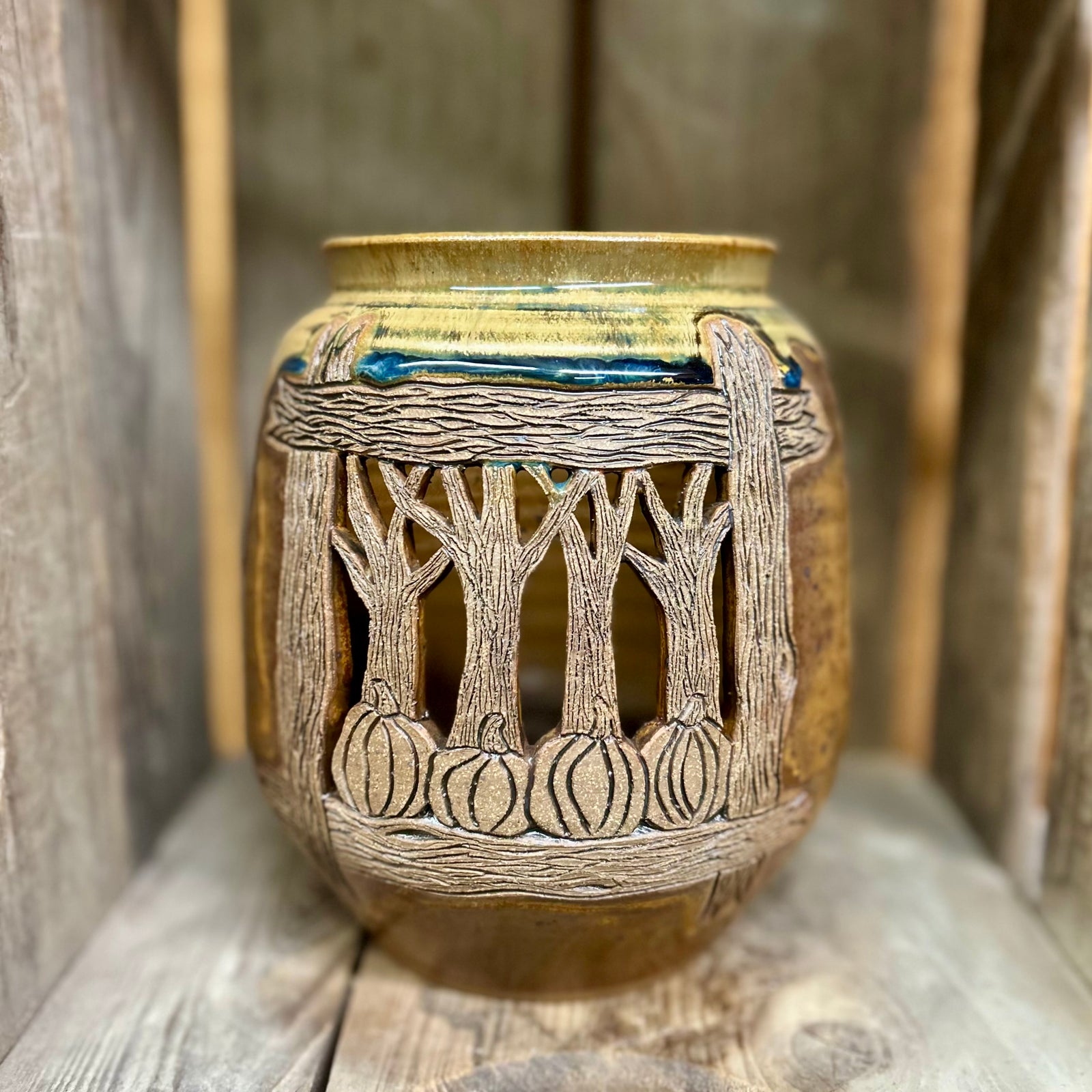 Pumpkin Patch Luminary {Pumpkin}