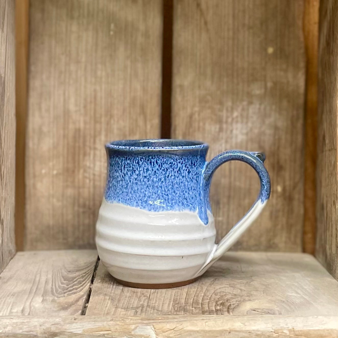Round Mug {Bright Blueberry}