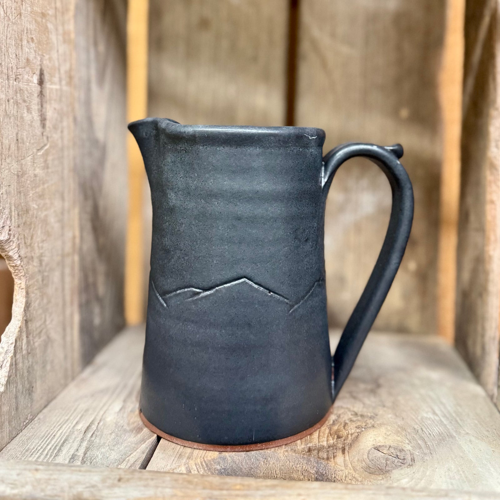 Appalachian Collection Pitcher {Slate Mountain Range}