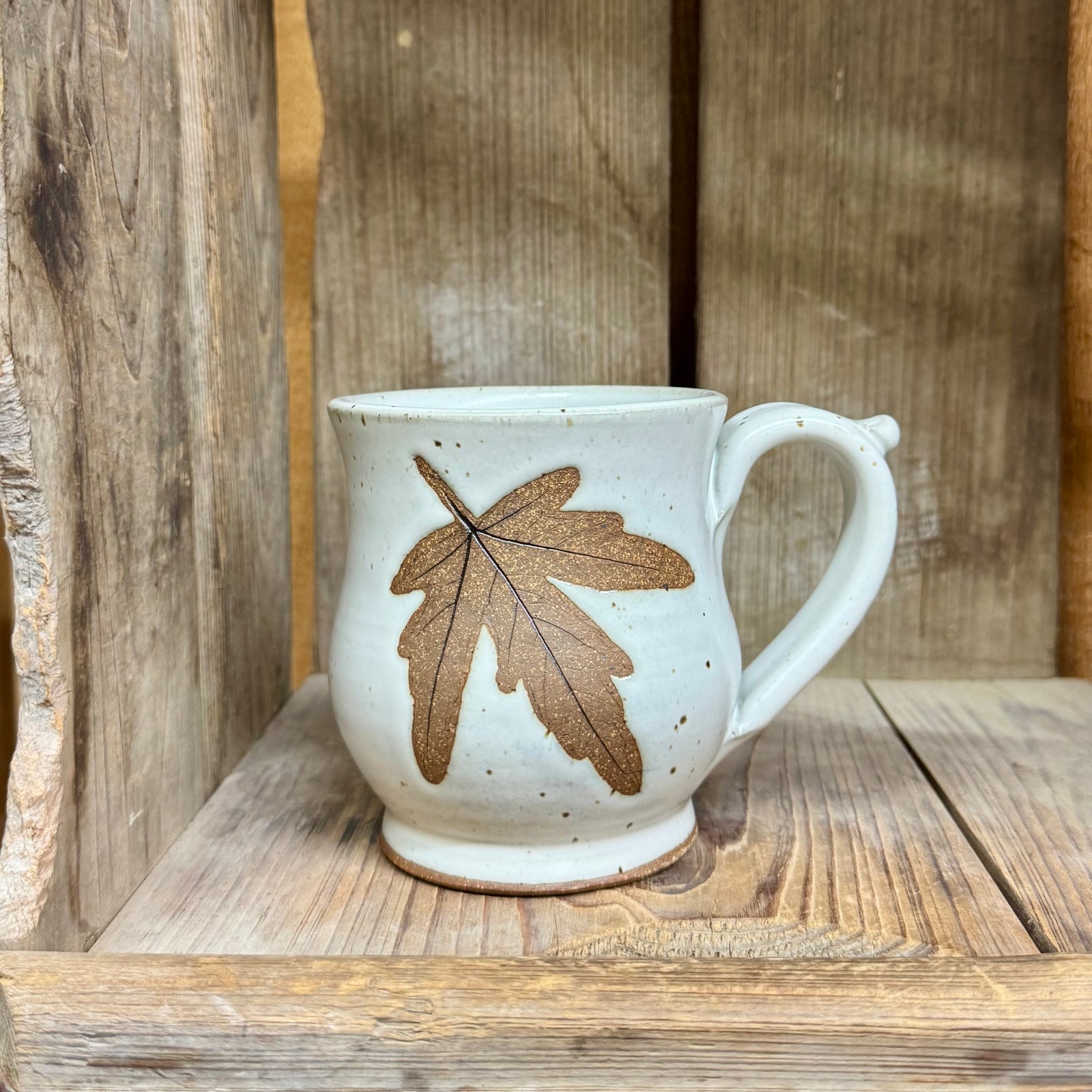 Leaf Mug {Classic White}