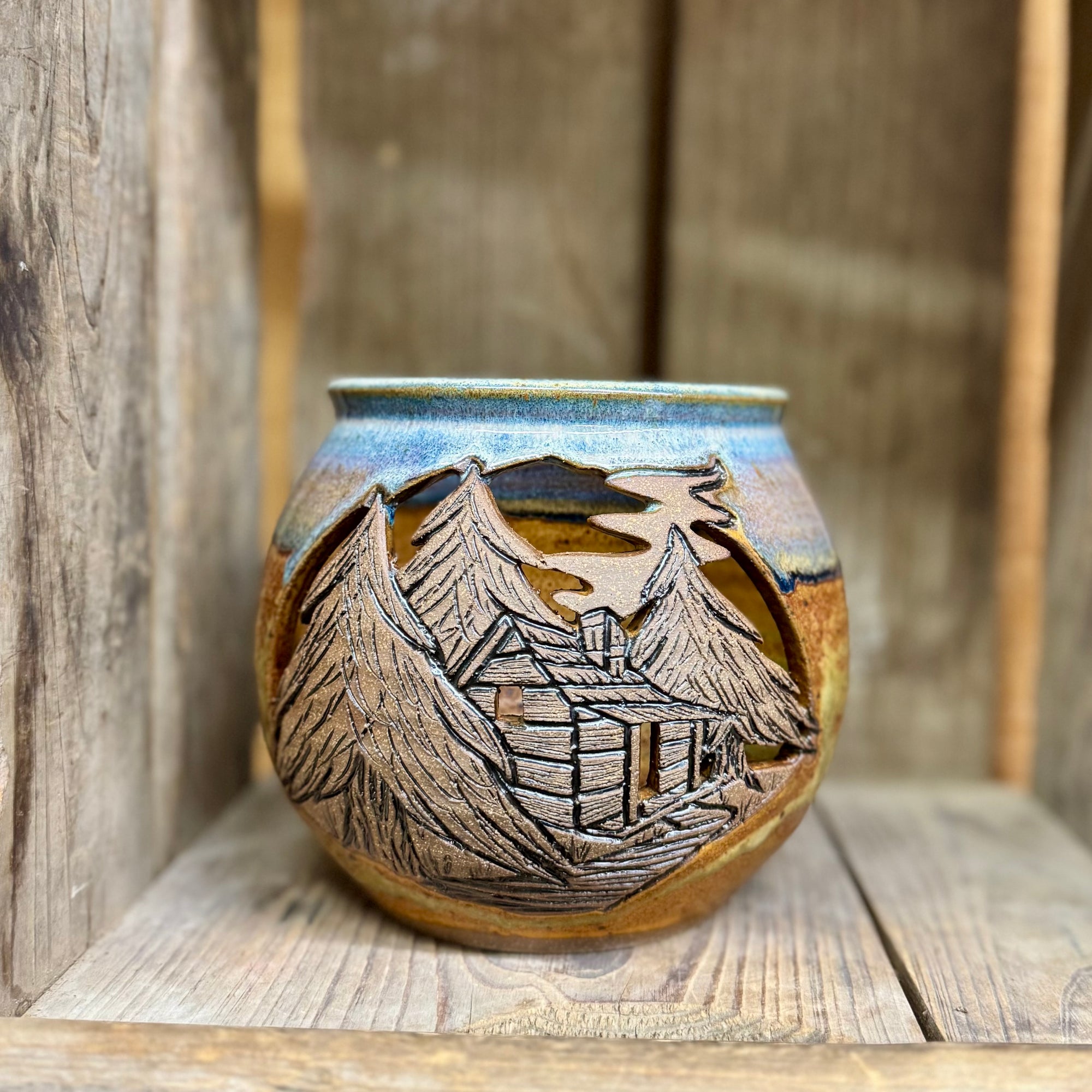 Cabin Luminary {Pan for Gold}