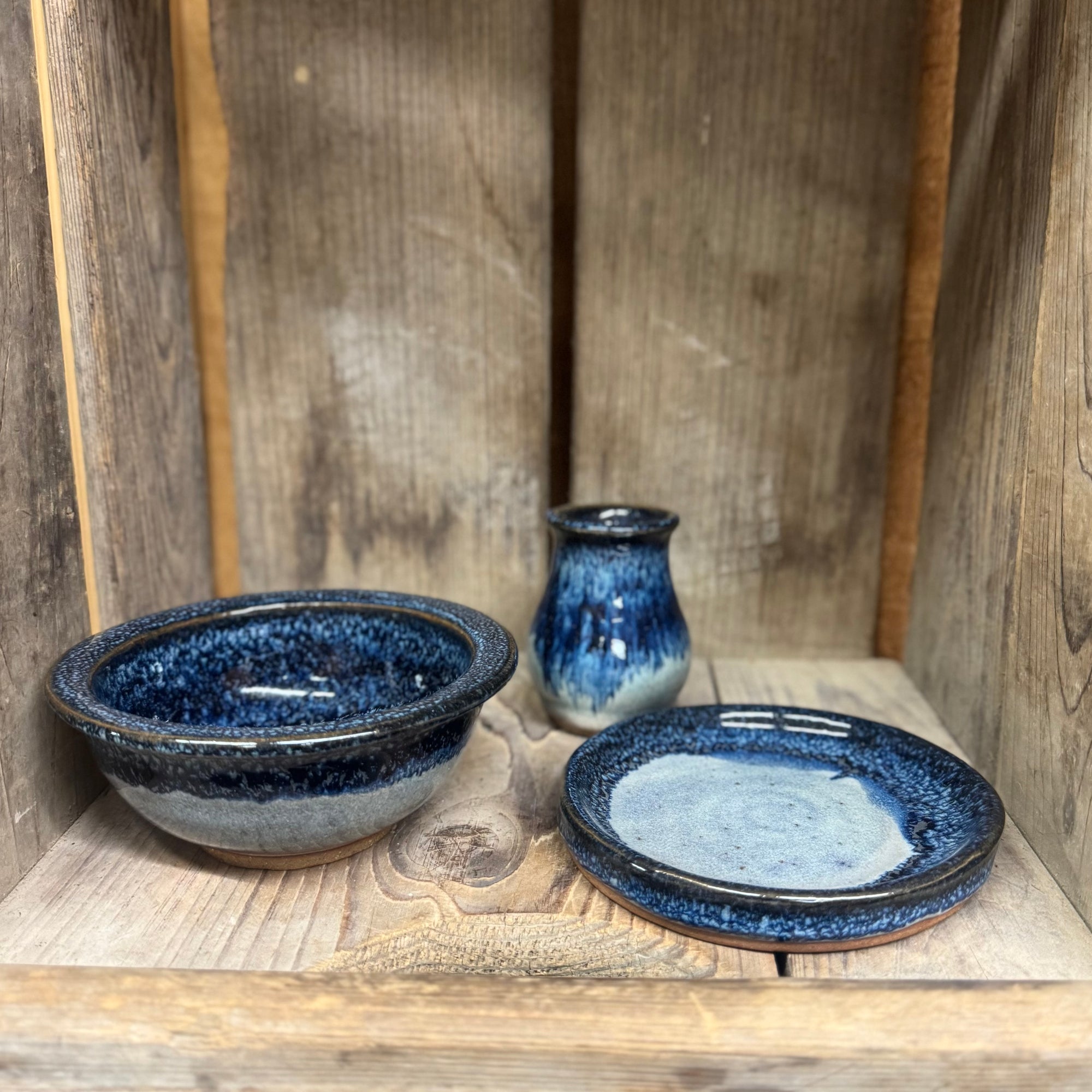 Basket Pot Set {The Blues}