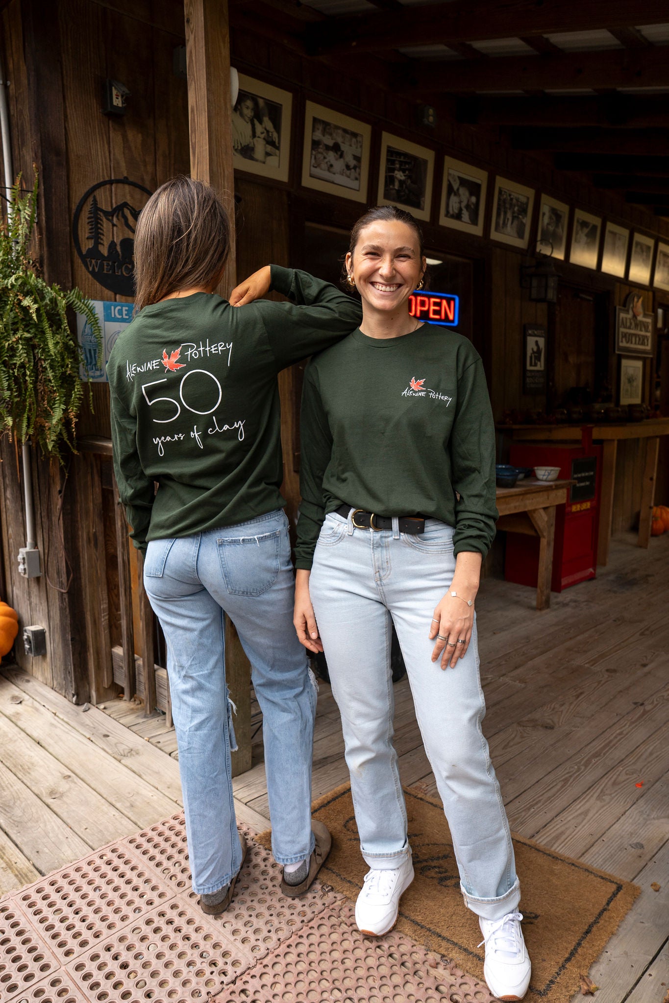 AP 50 Years Long Sleeve Tee {Green}