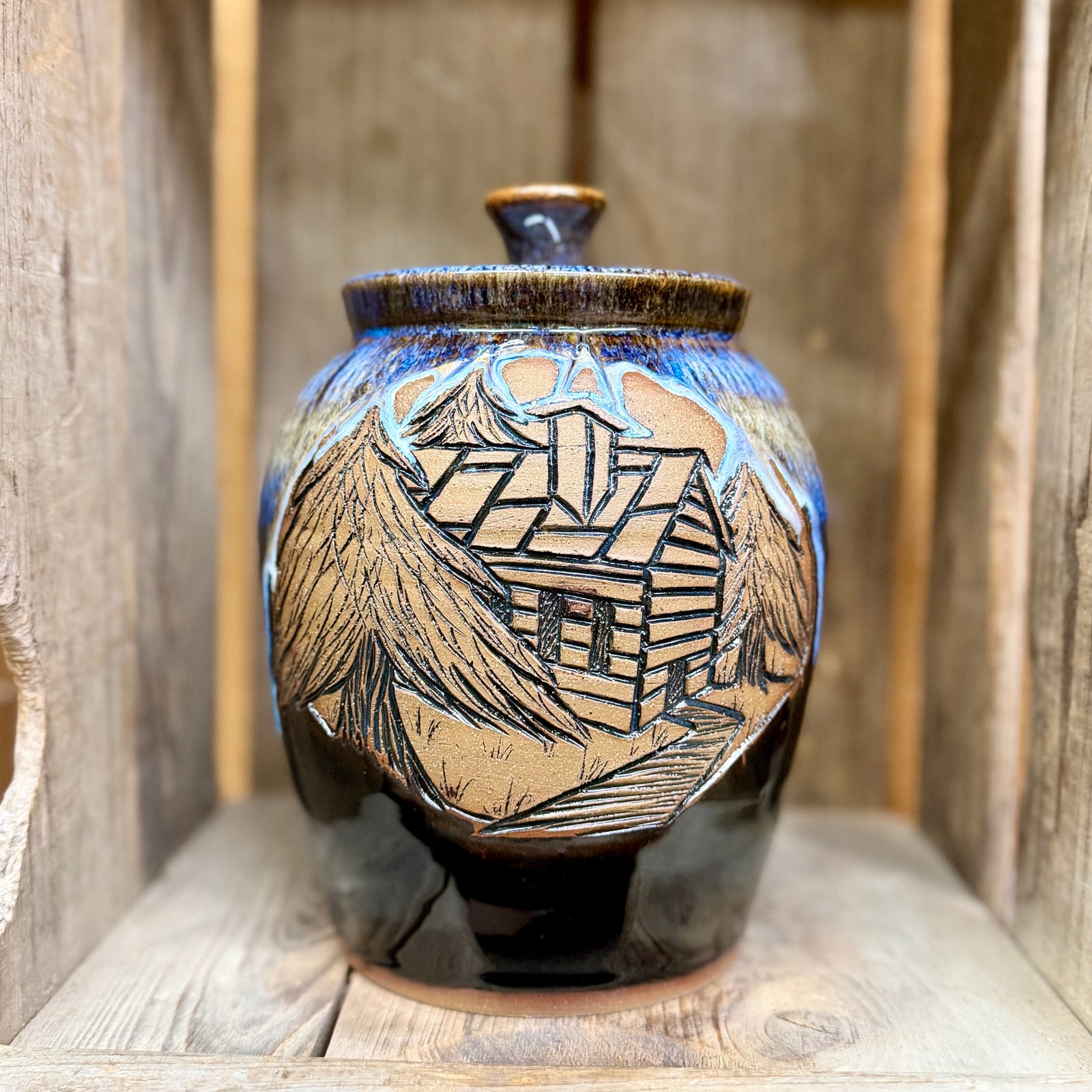 Church Canister {Dark Night}
