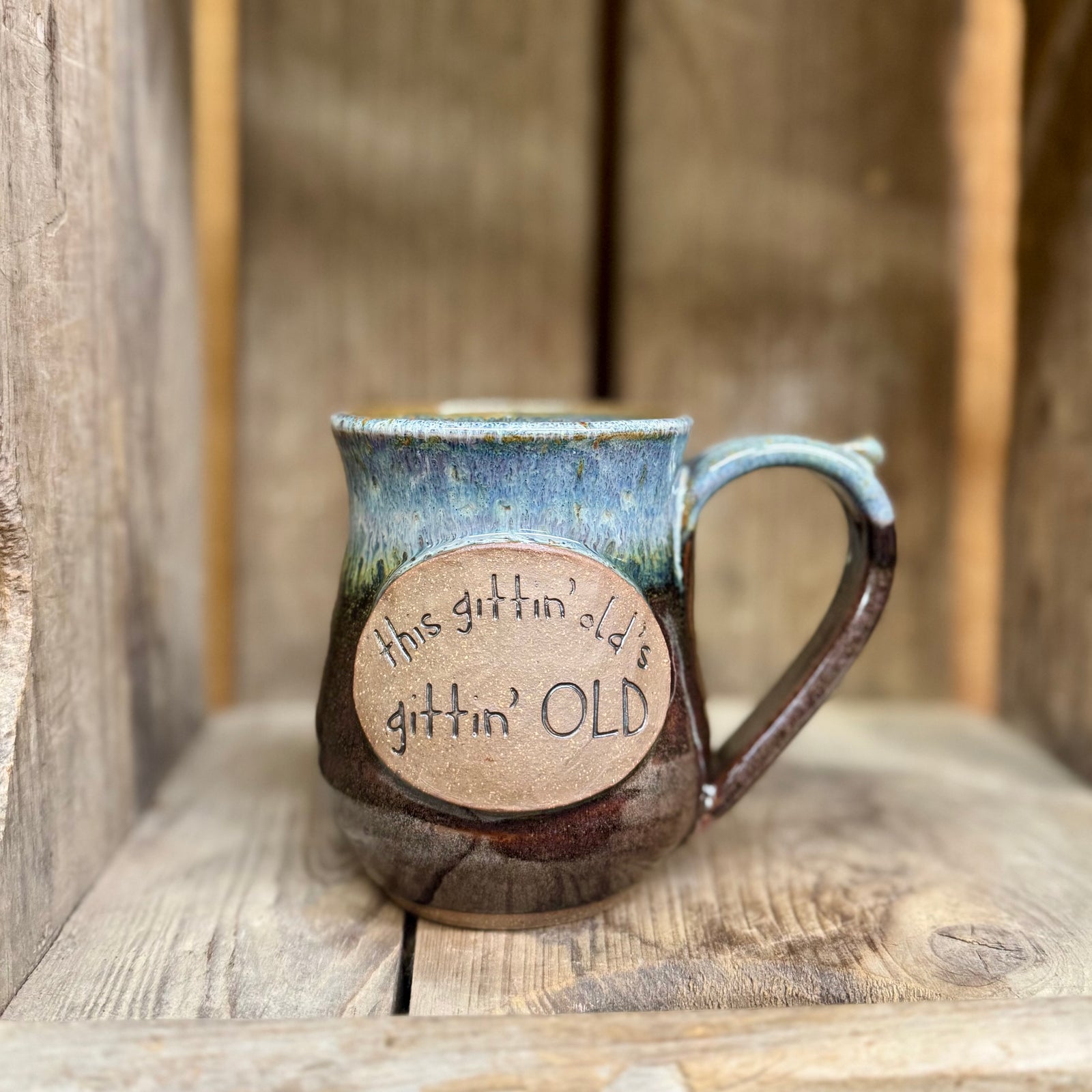 This Gittin’ Old Mug {Denim}