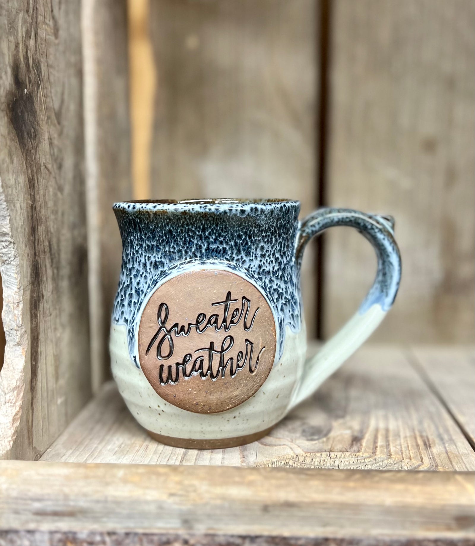 Sweater Weather Mug {Blueberry}