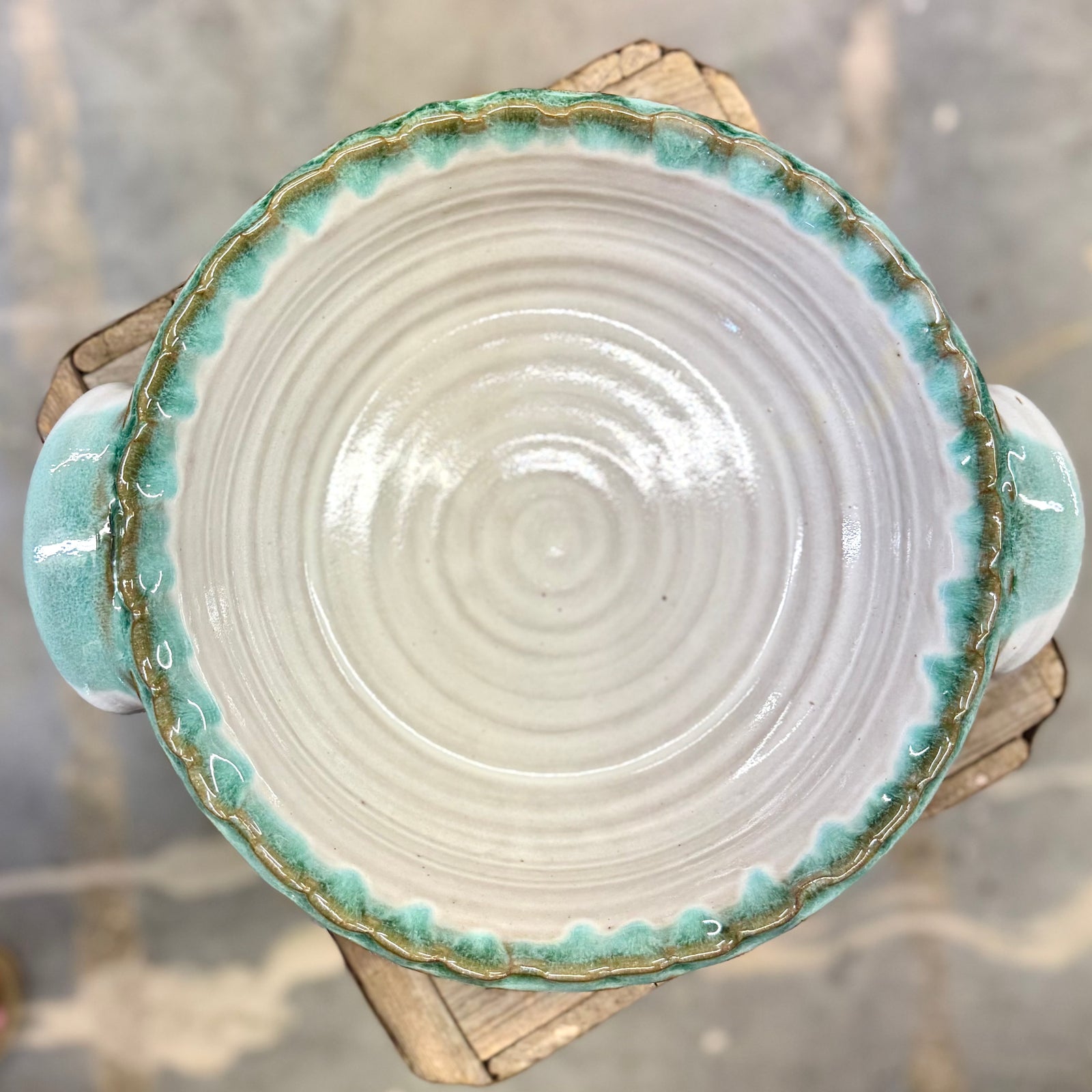 Pie Plate {Sea Glass}