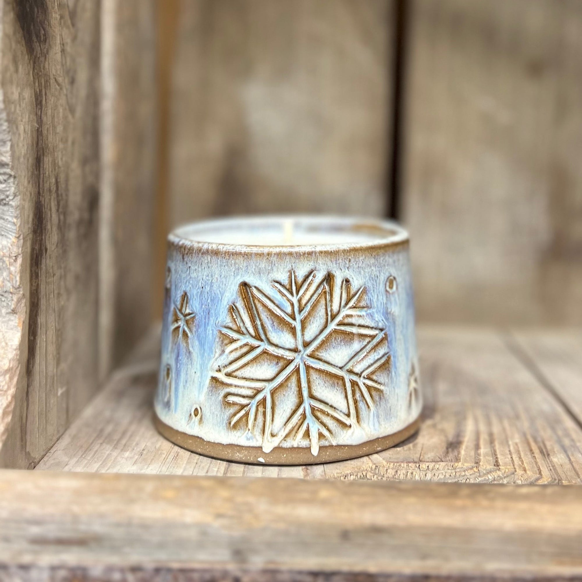 Snowflake Candle