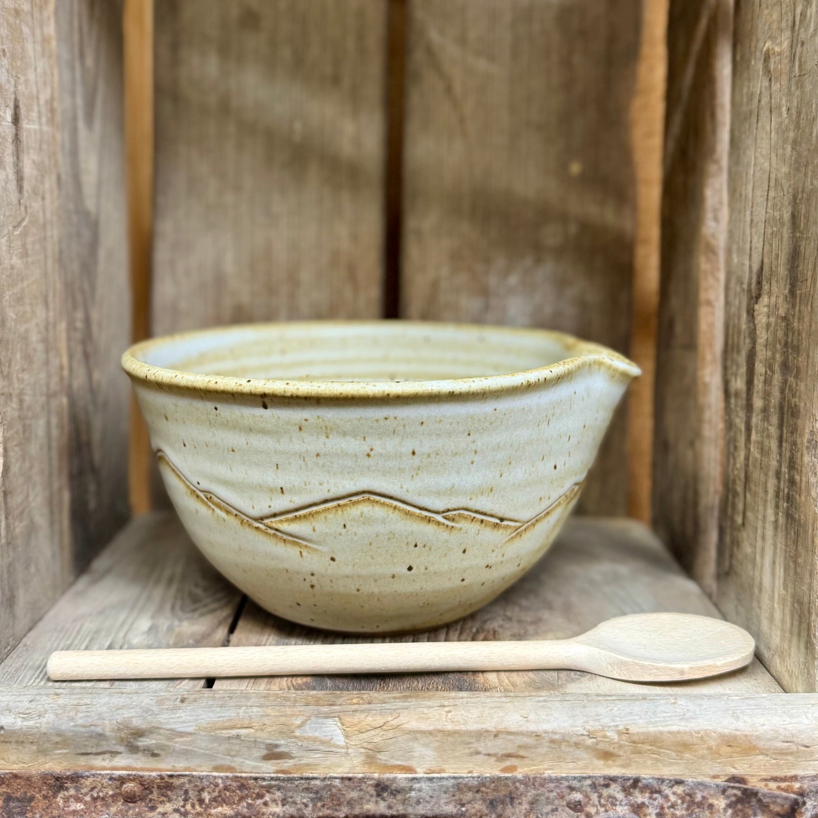 Appalachian Mixing Bowl Medium {Stony Mountain Range}