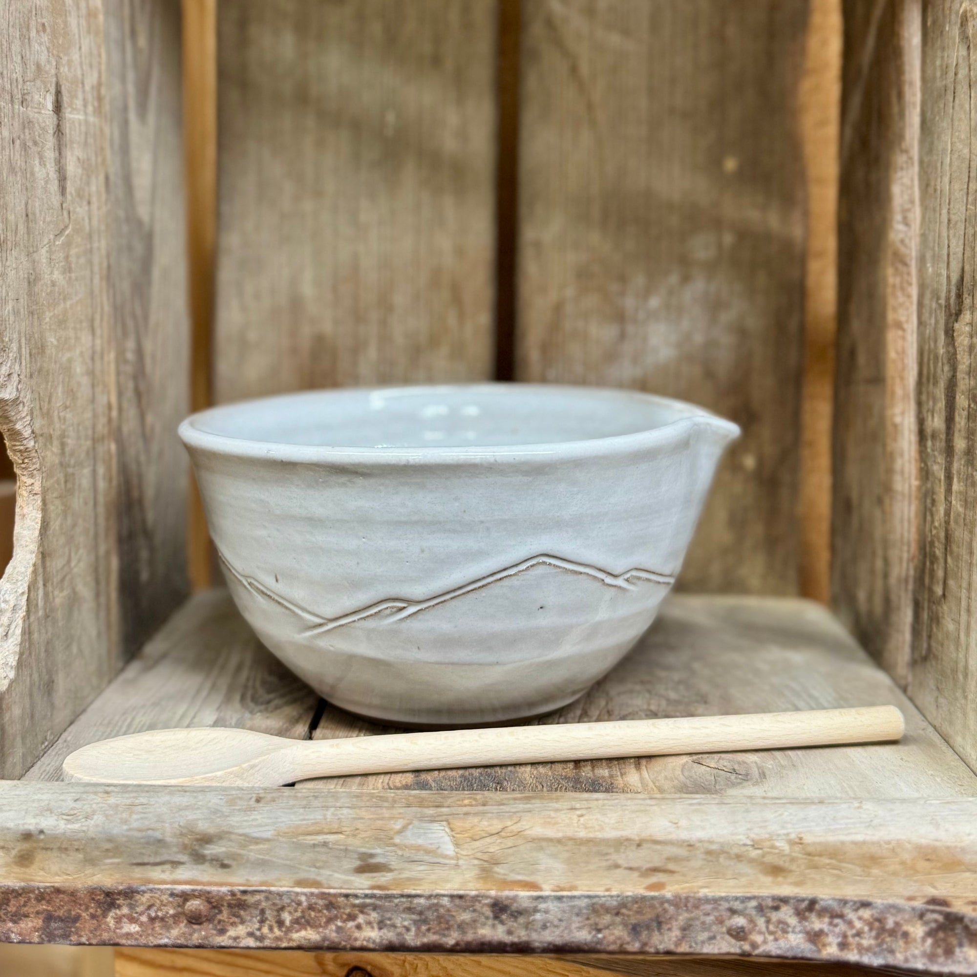 Appalachian Mixing Bowl Small {Birch Mountain Range}