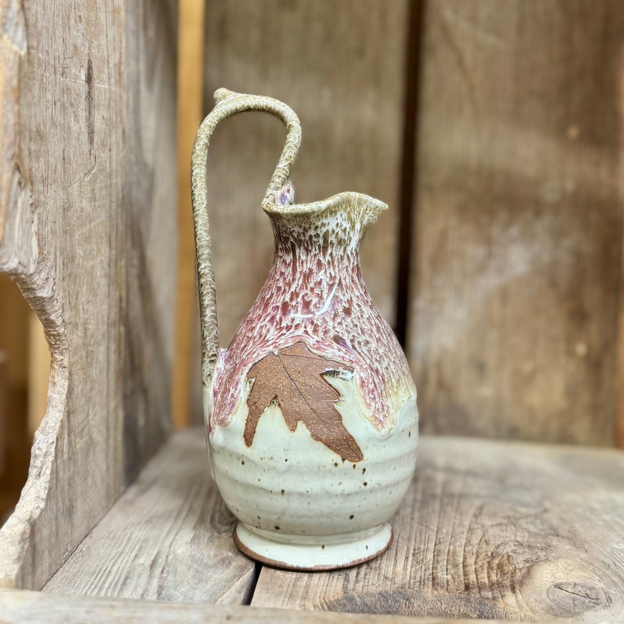 Small Rebekah Pitcher {White Chocolate Raspberry}