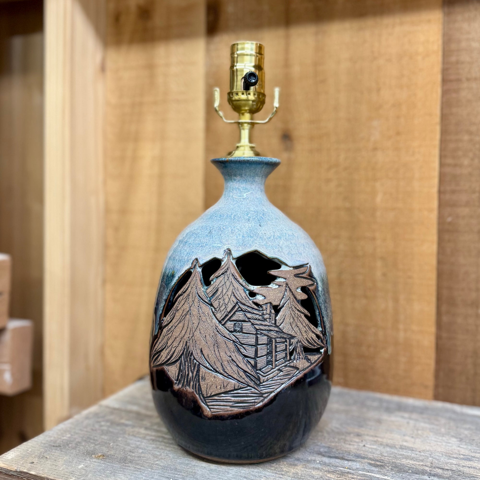 Robert Signature Cabin Lamp {Denim}