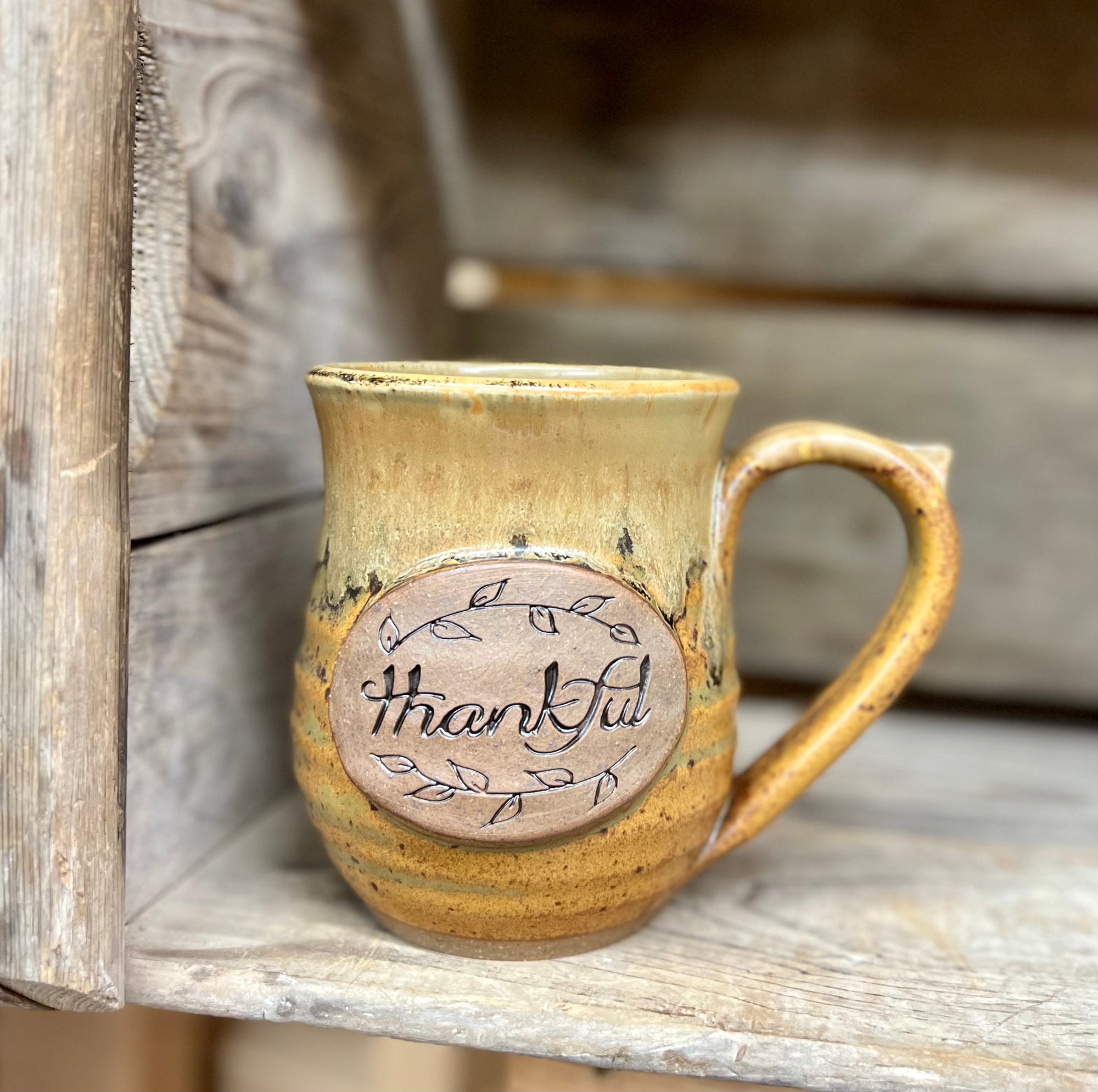Thankful Mug {Pumpkin}