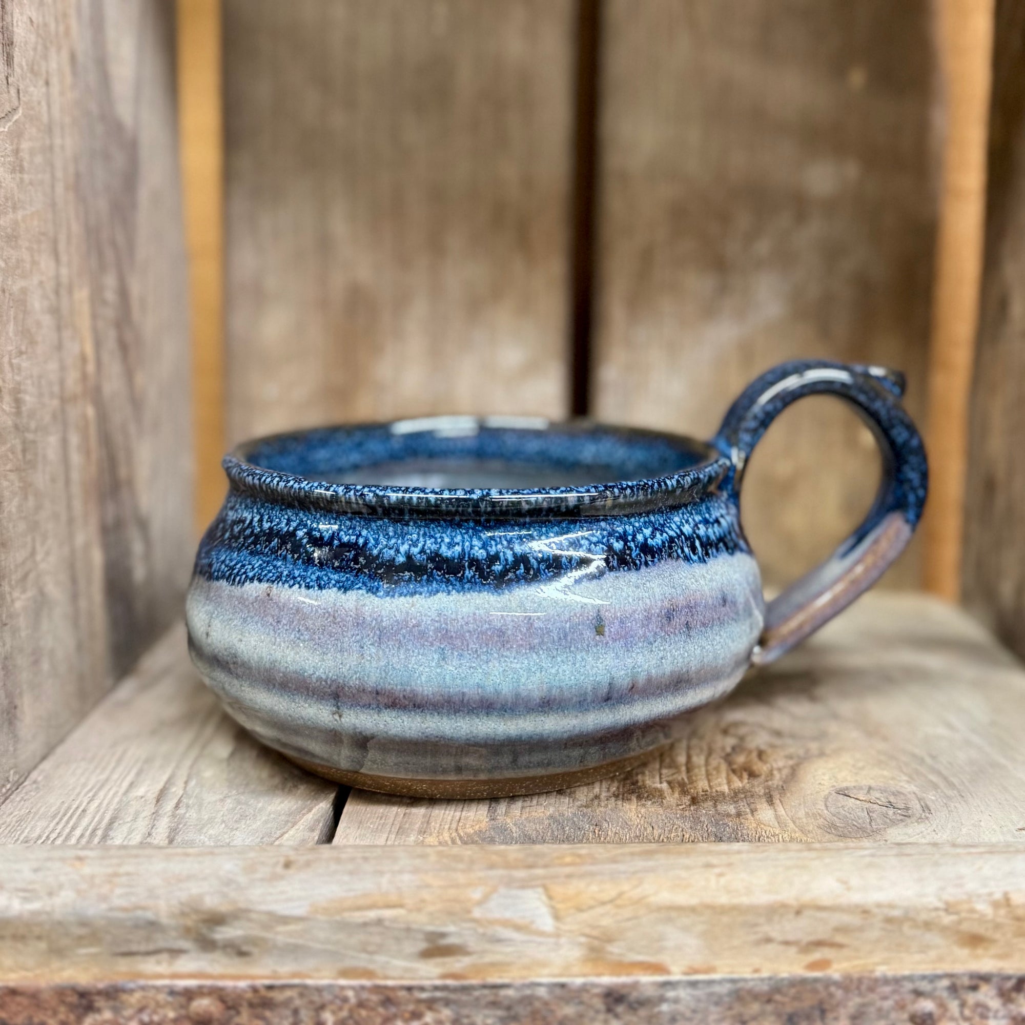 Stackable Soup Mug {The Blues}