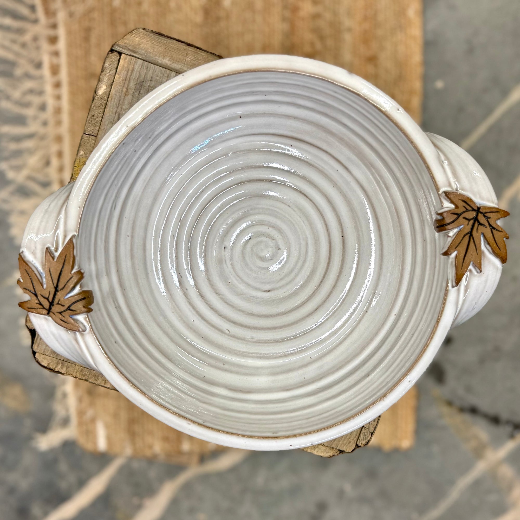 Leaf Casserole Extra-Large {Birch}