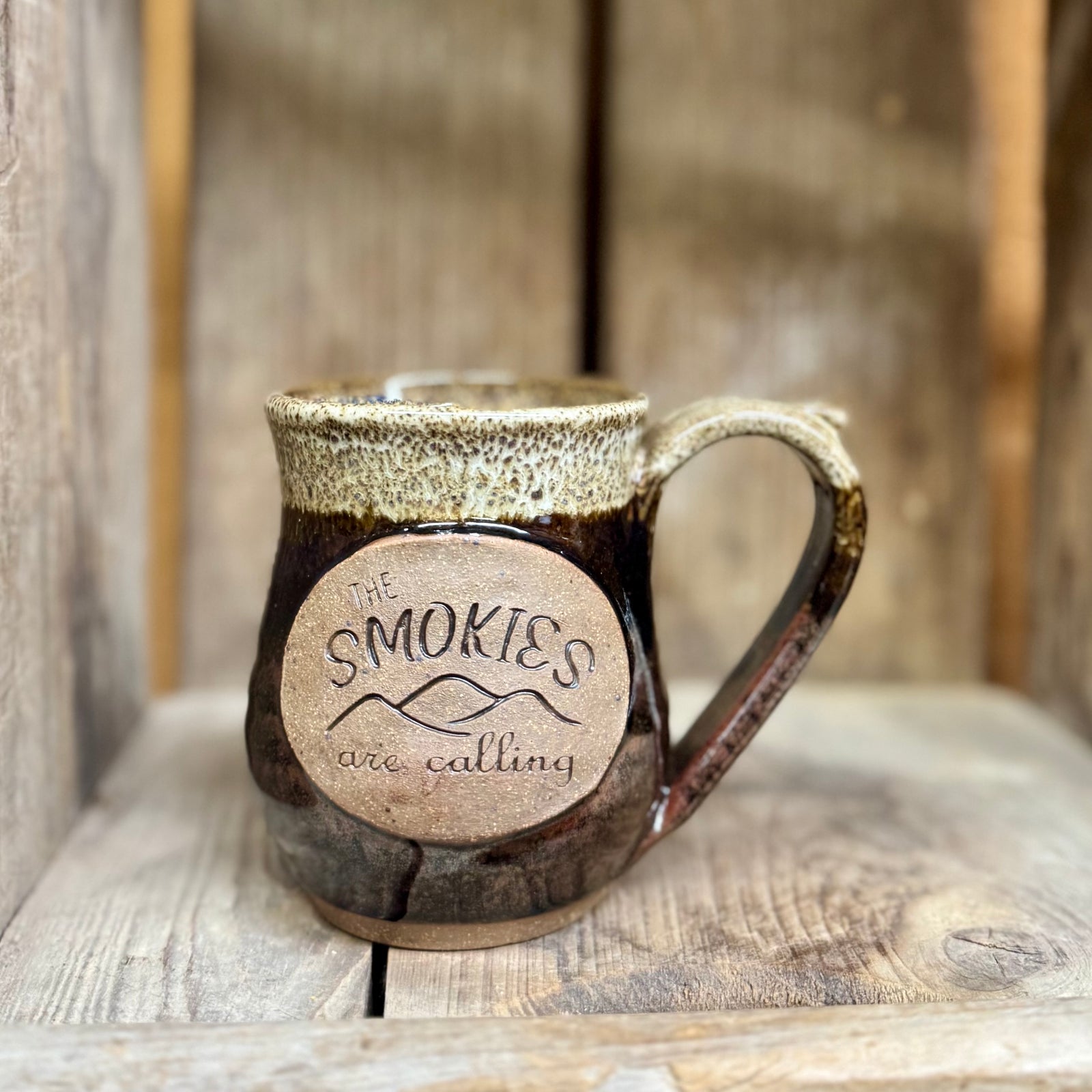 Smokies are Calling Mug {Coffee and Cream}
