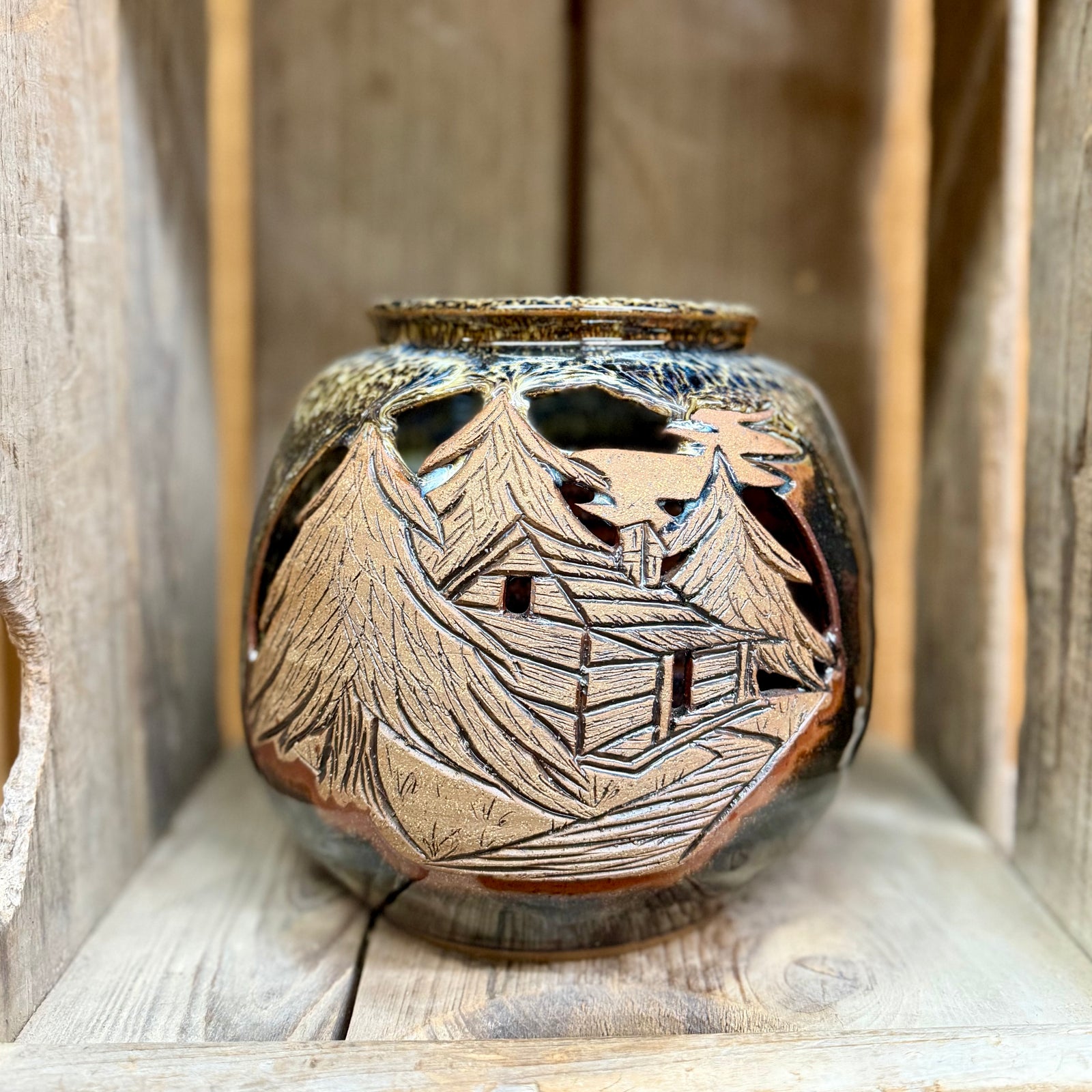 Cabin Luminary {Laurel Falls}