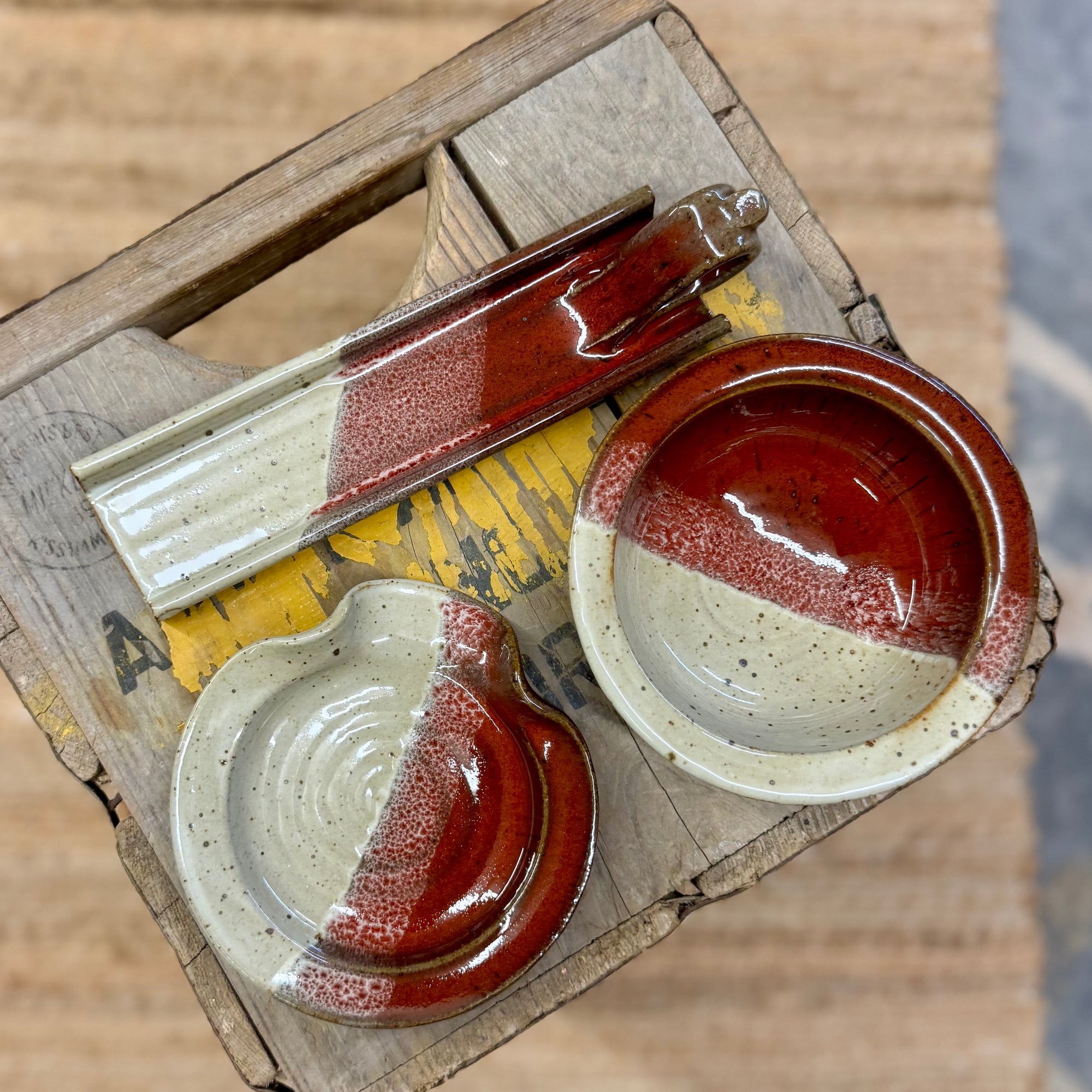 Kitchen Tools Set {Red and White}