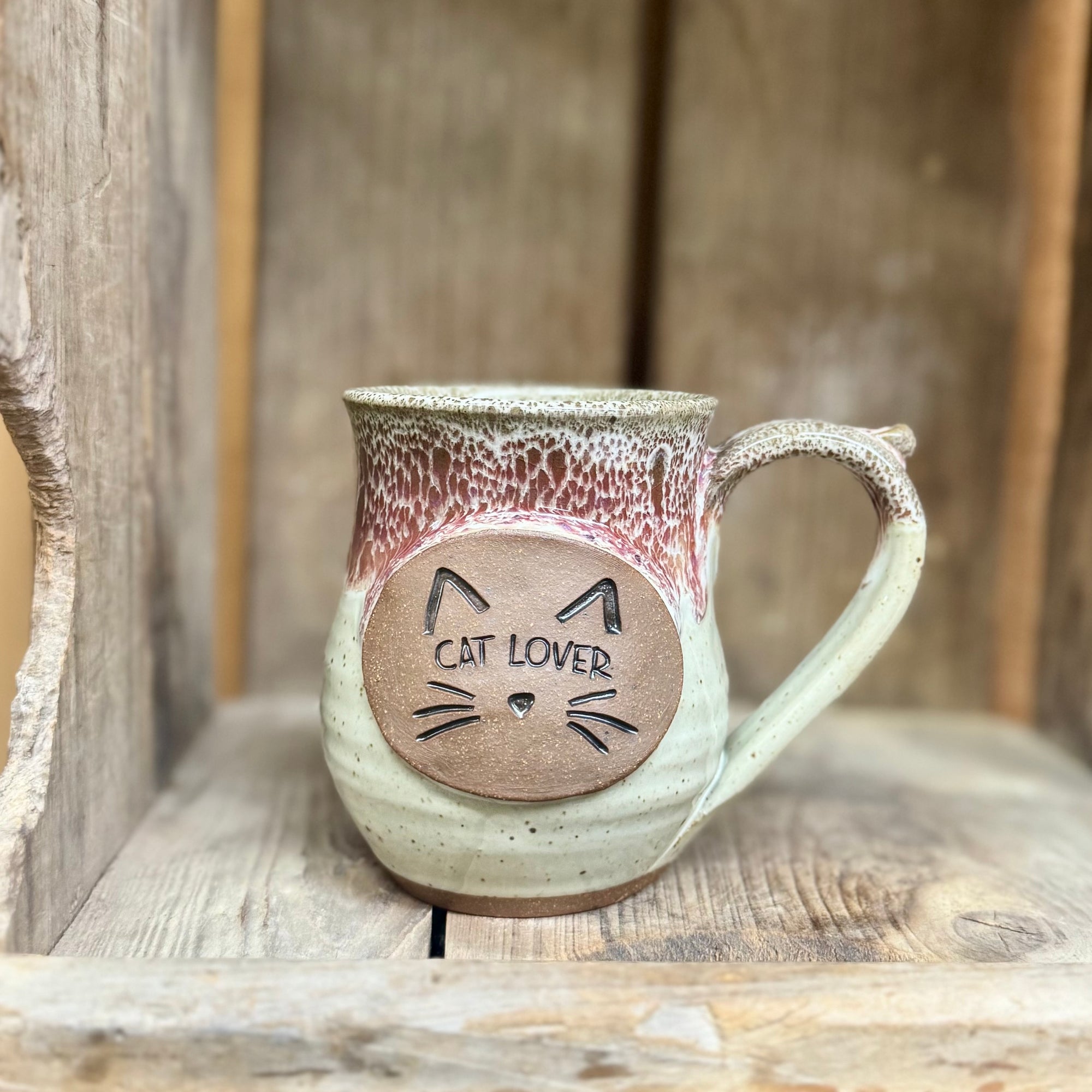 Cat Lover Mug {White Chocolate Raspberry}