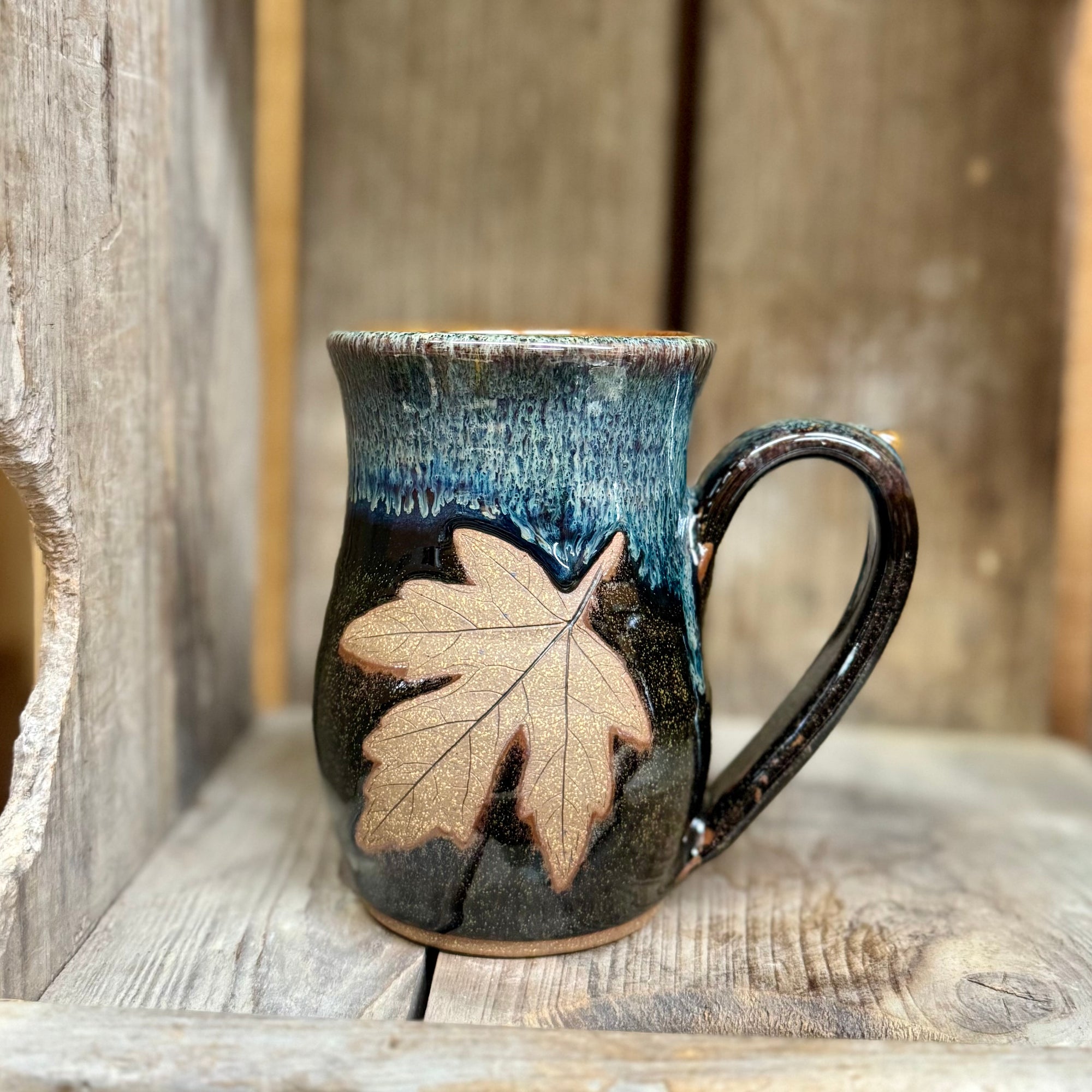 Large Leaf Mug {Twilight}