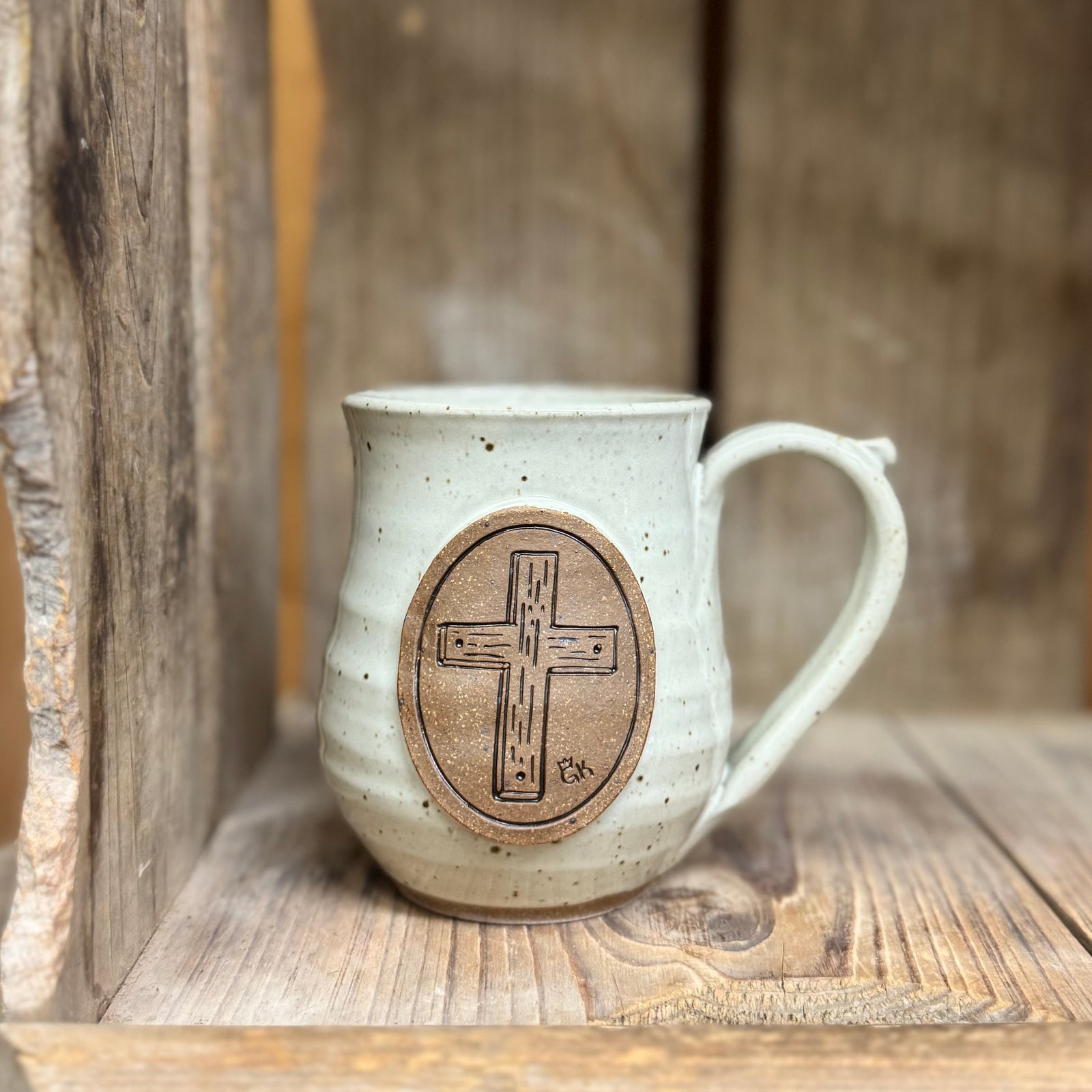 GK Cross Mug {Classic White}