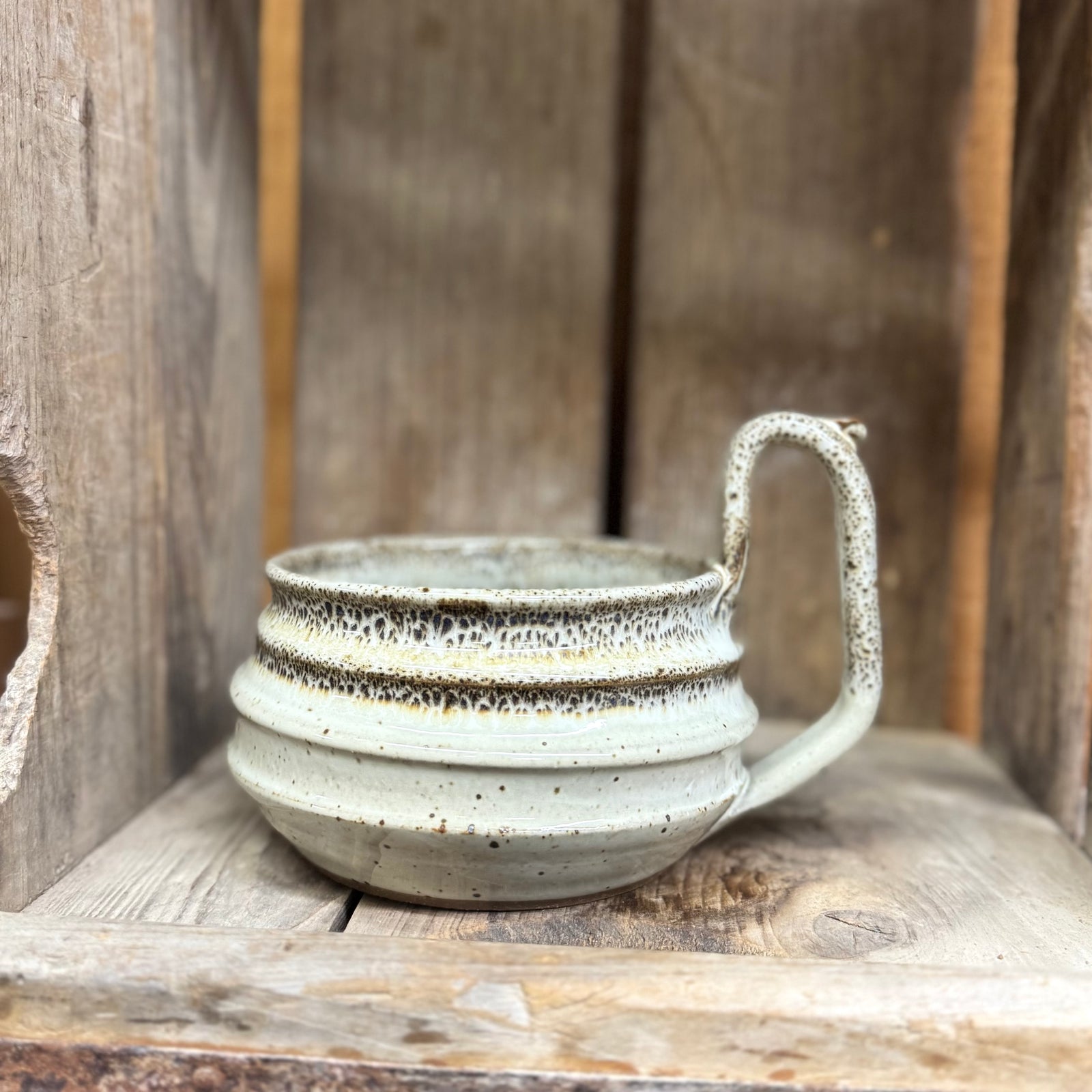 Ridged Soup Mug {Vanilla Bean}