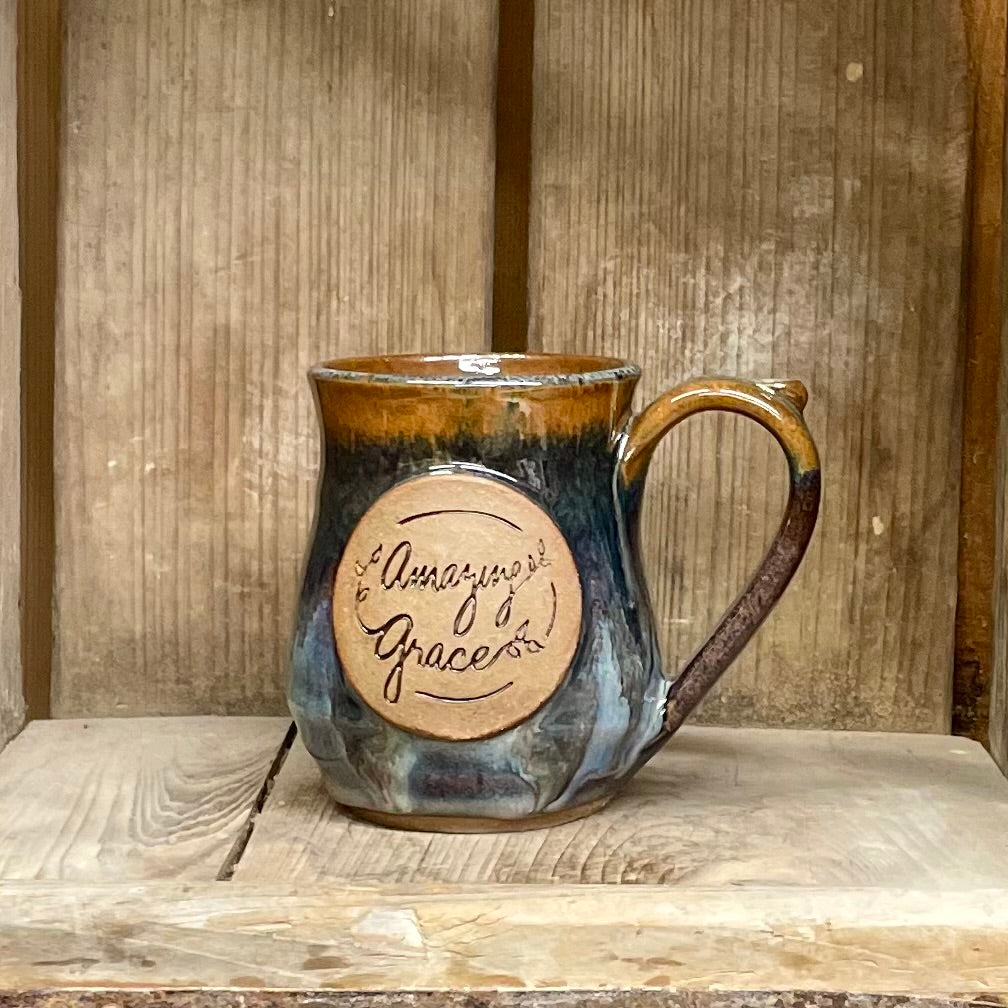 Amazing Grace Mug {Dirty Blue}