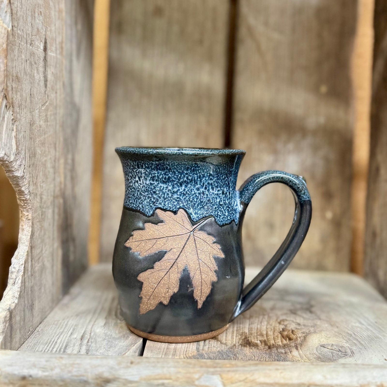 Large Leaf Mug {Galaxy}